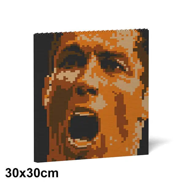 JEKCA Cristiano Ronaldo Brick Painting 03S • SCULPTOR BLOCKS