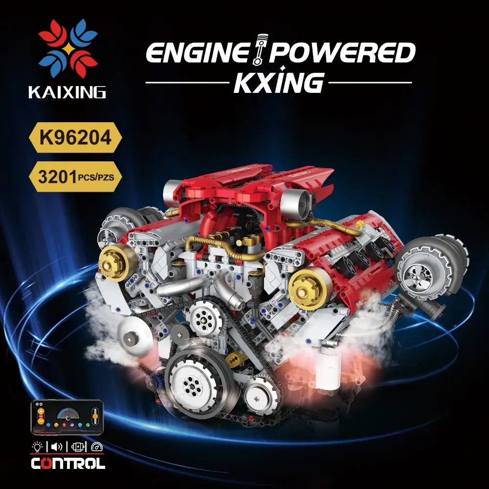 KeeYee World Supercar V8 Engine • Set K96204 • SetDB
