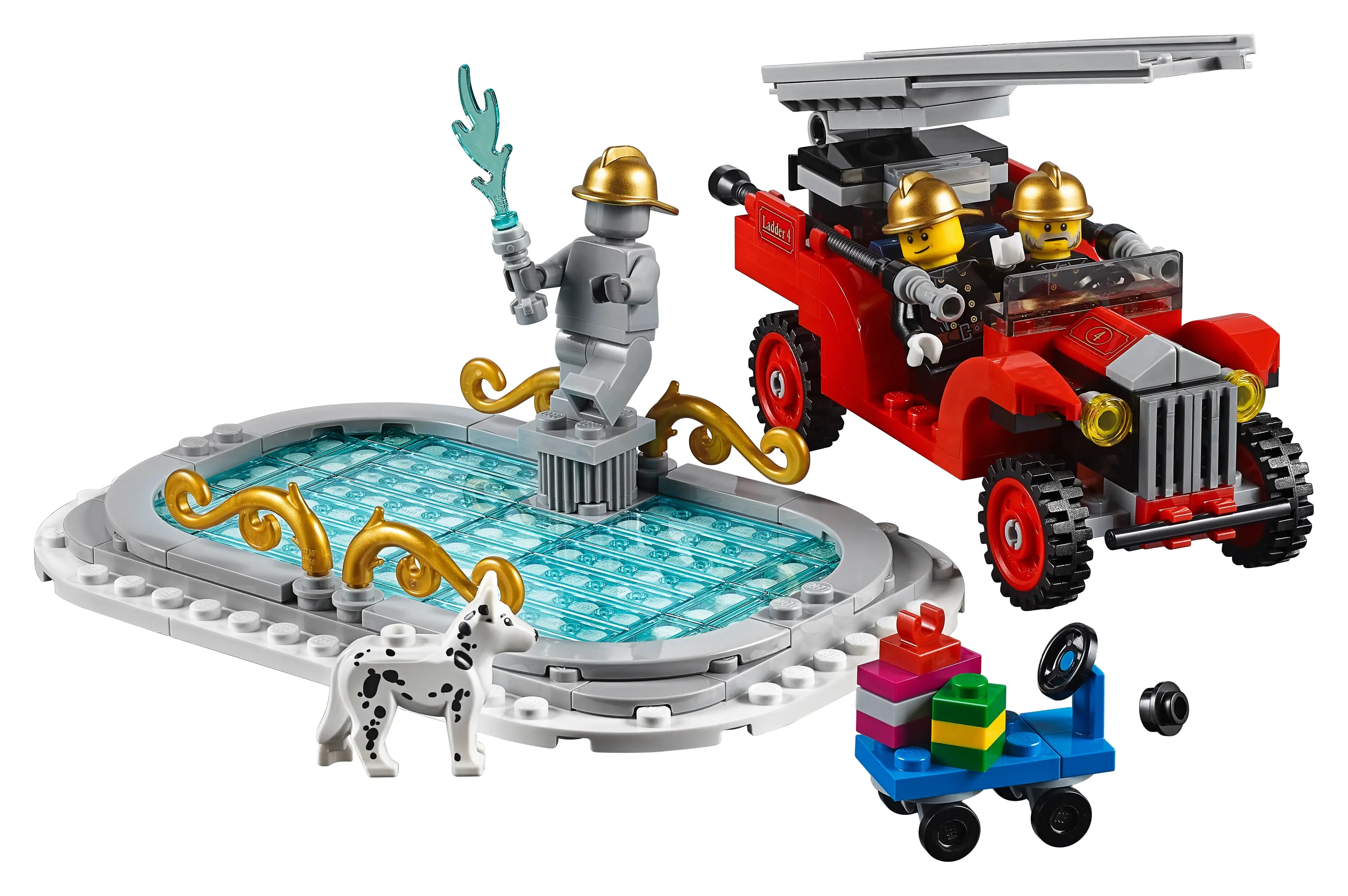 Lego expert fire station hot sale