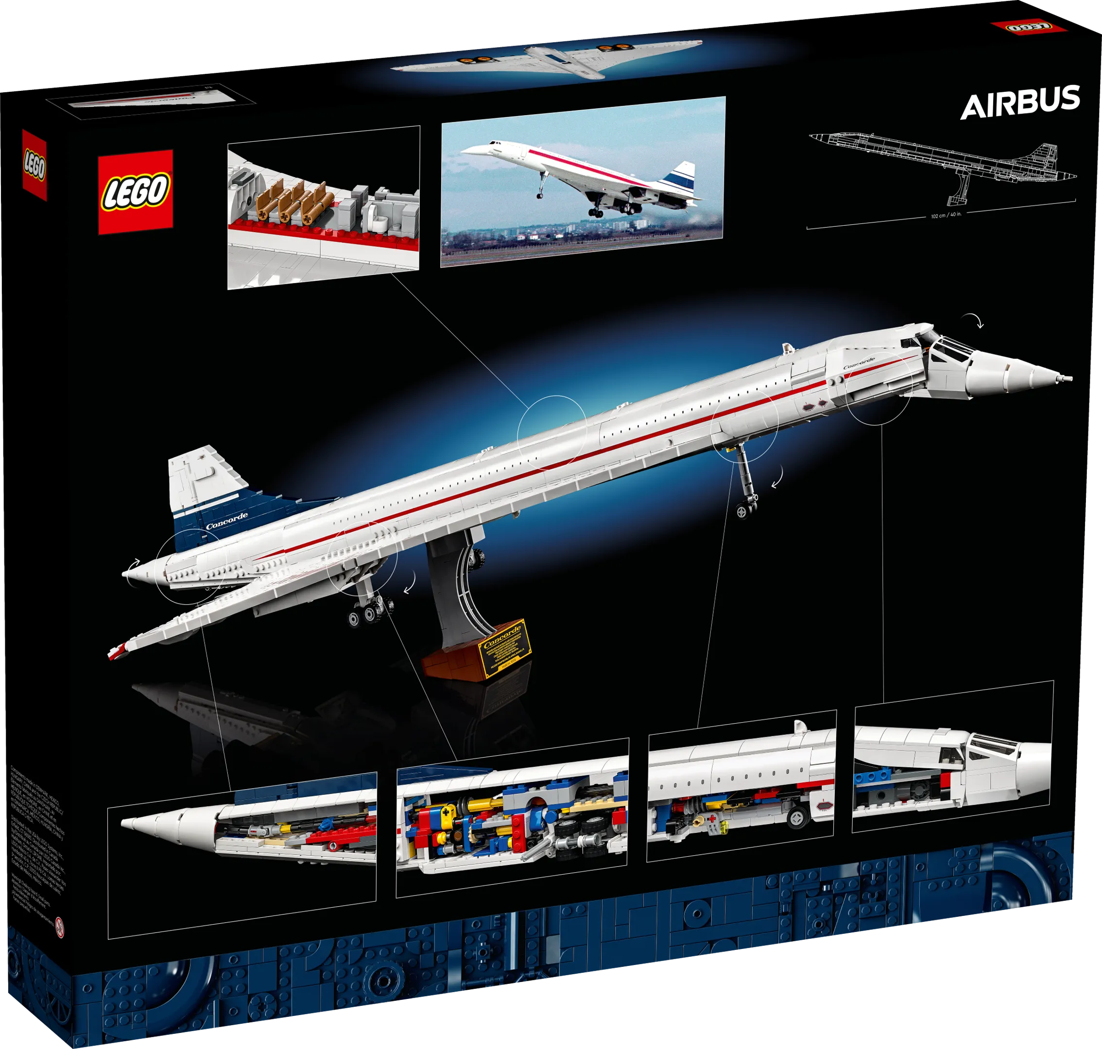 LEGO Icons Concorde • Set 10318 • SetDB • Merlins Bricks