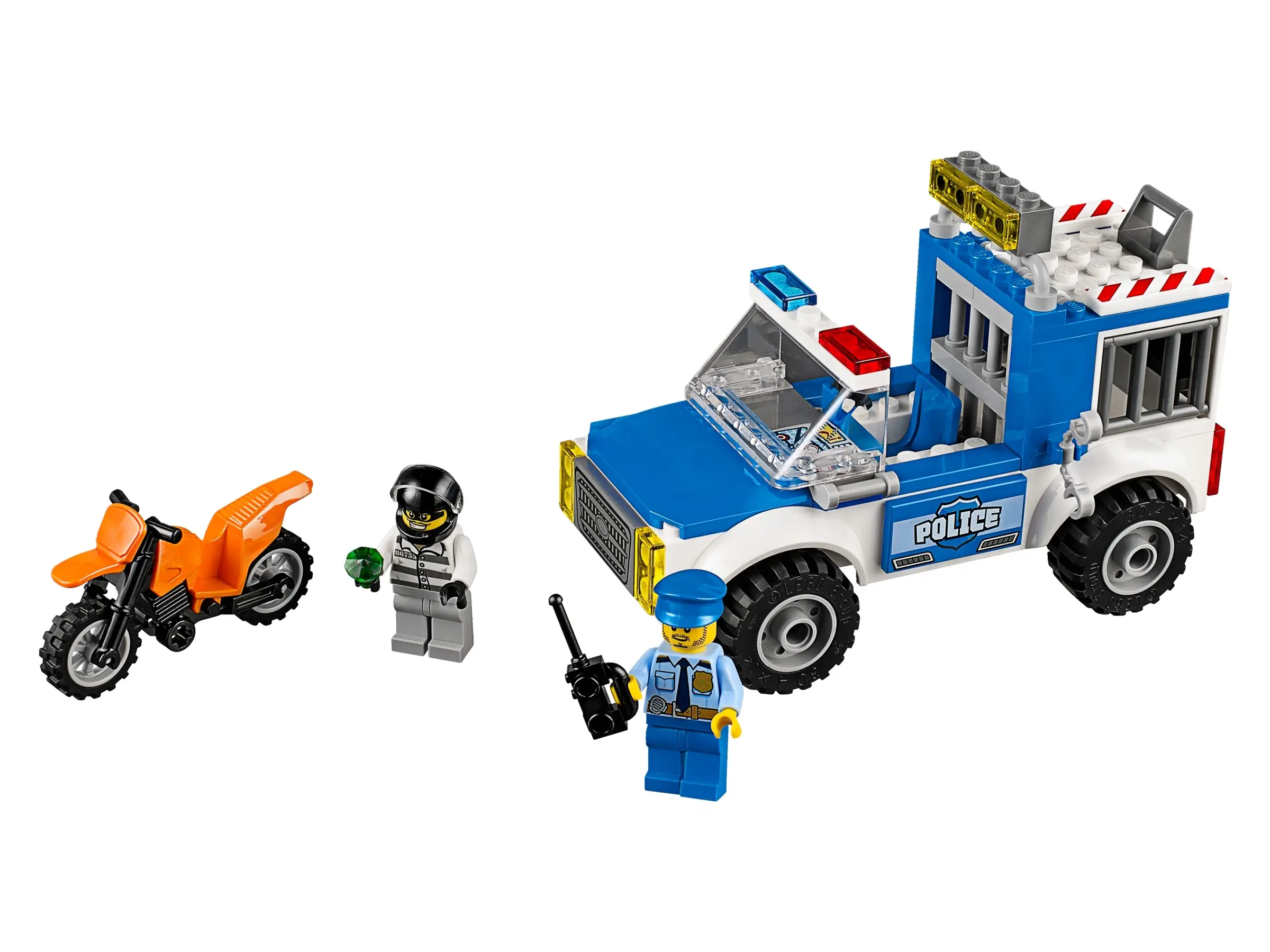 Police truck top lego set