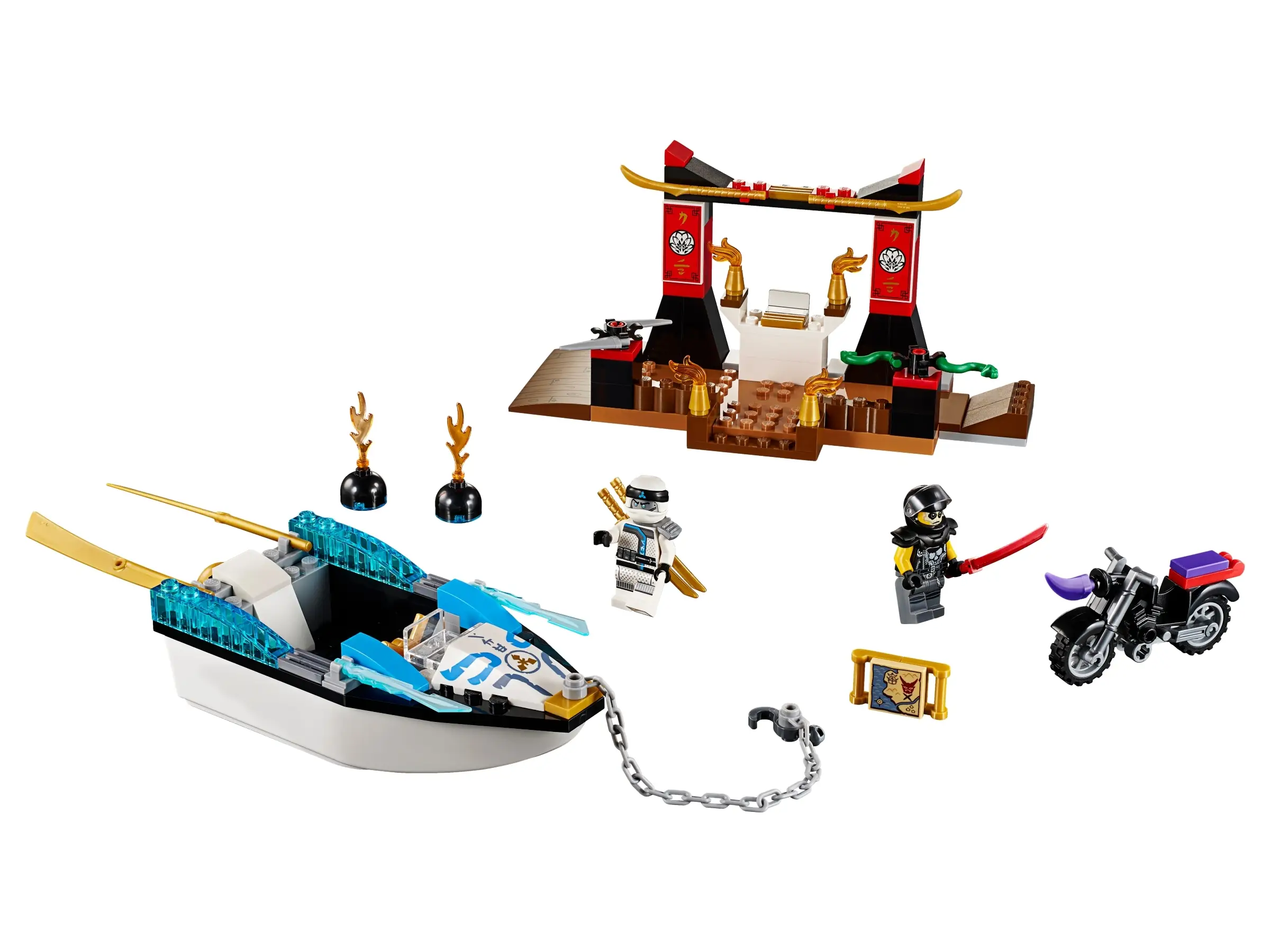 Lego ninjago discount boat set