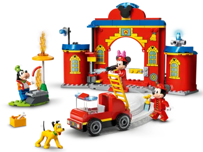 Disney™ Mickys Feuerwehrstation und Feuerwehrauto