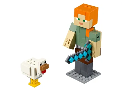 Minecraft™ BigFig Alex mit Huhn