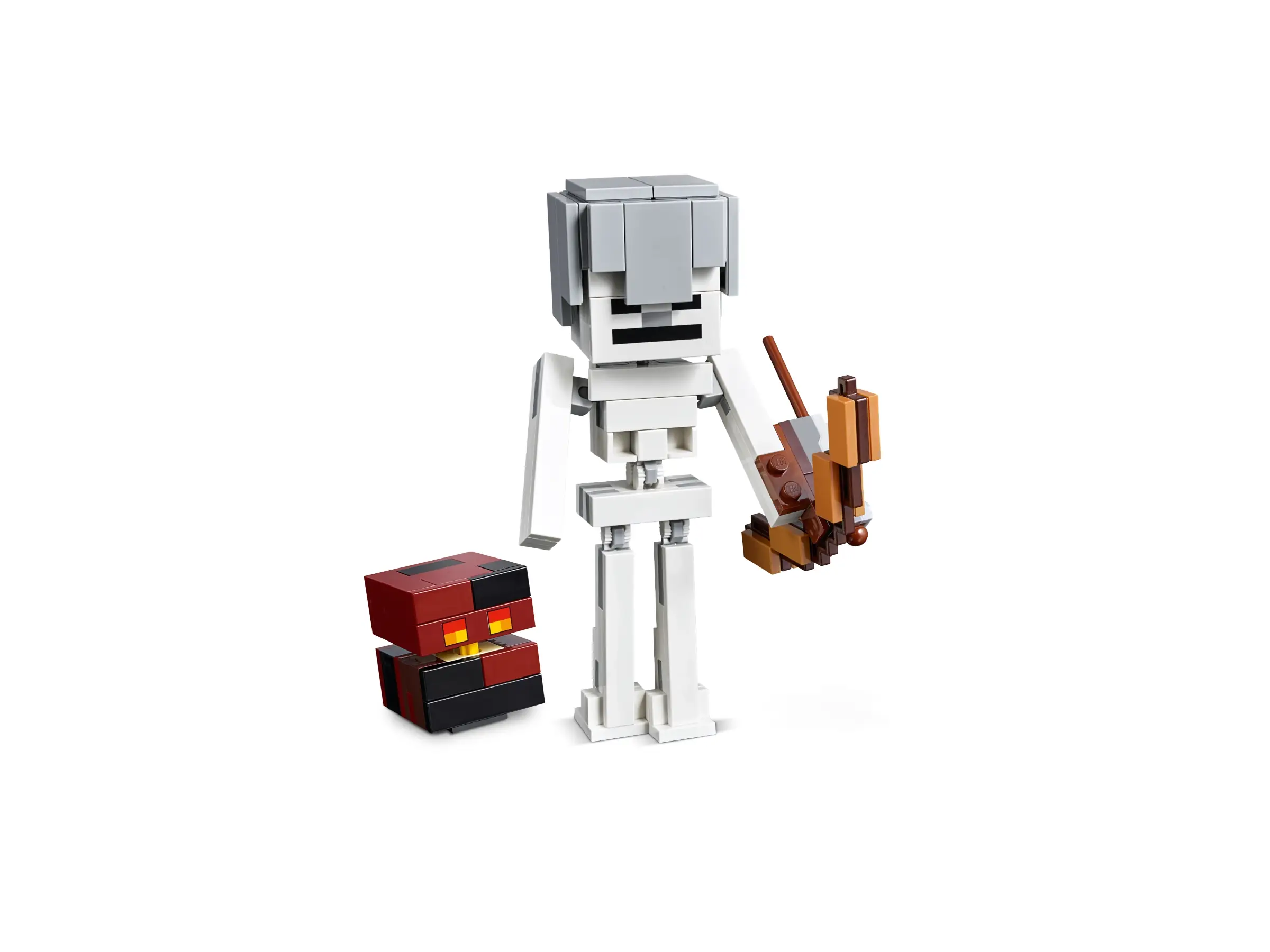 LEGO Minecraft Skeleton BigFig with Magma Cube Set 21150