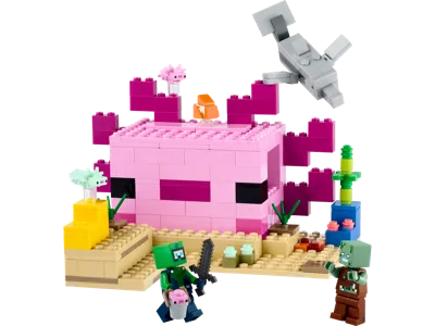 Minecraft™ Das Axolotl-Haus
