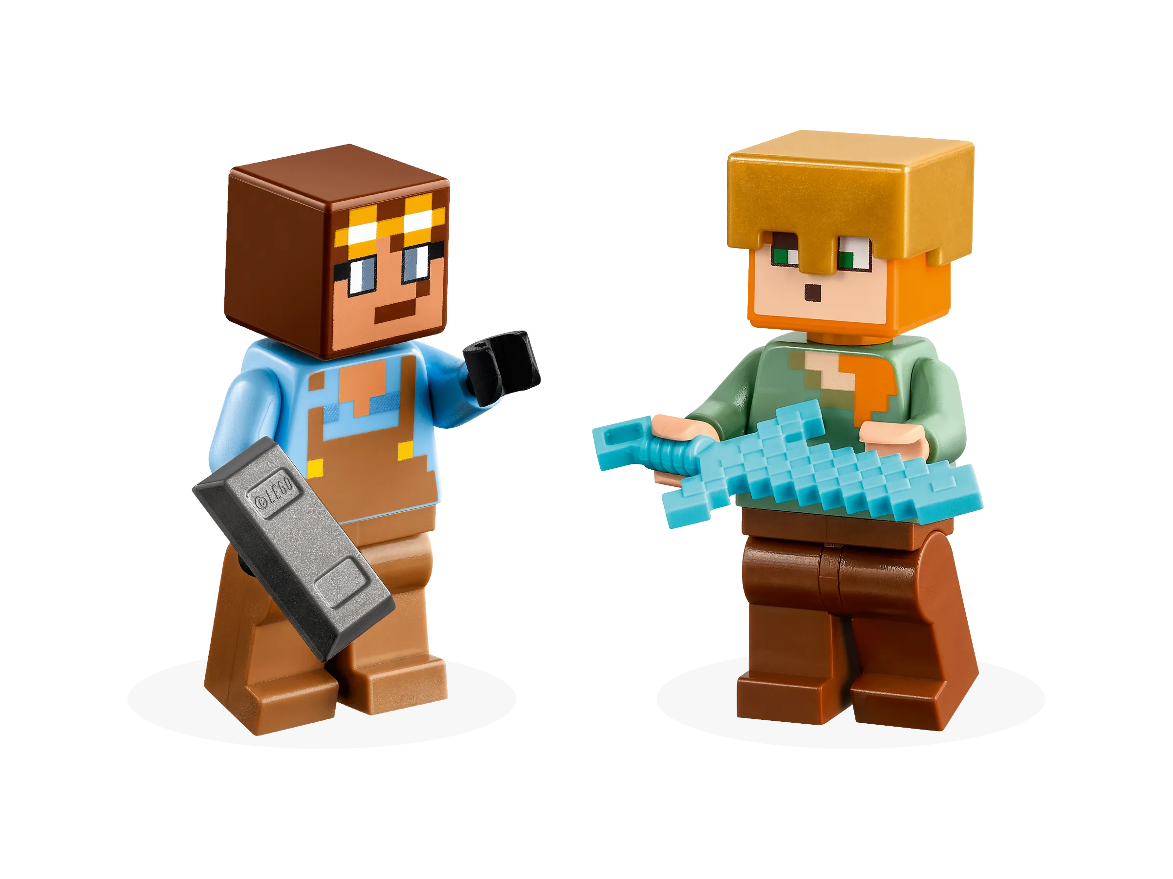 Figuras discount lego minecraft