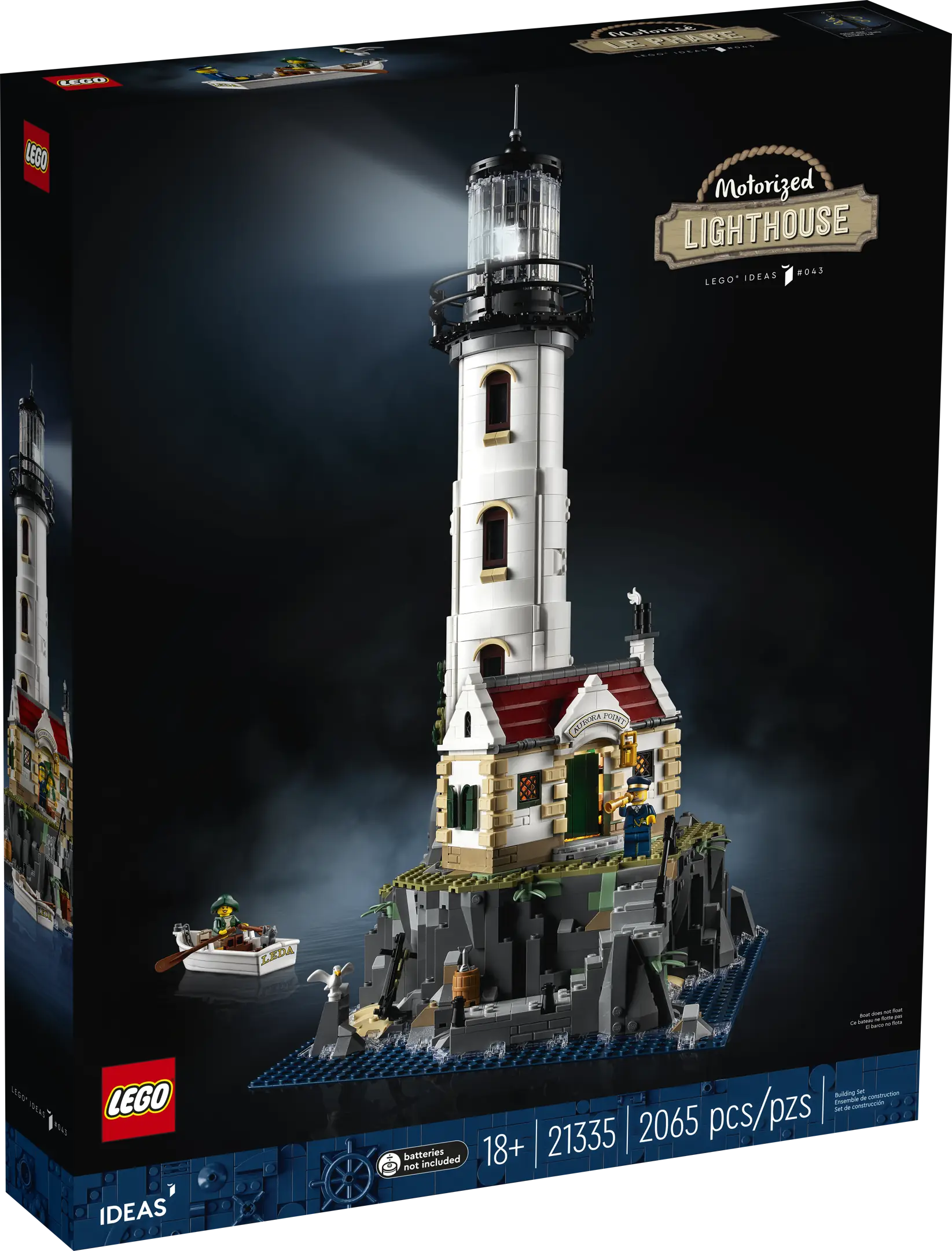 LEGO Ideas Powered UP Motorized Lighthouse • Set 21335