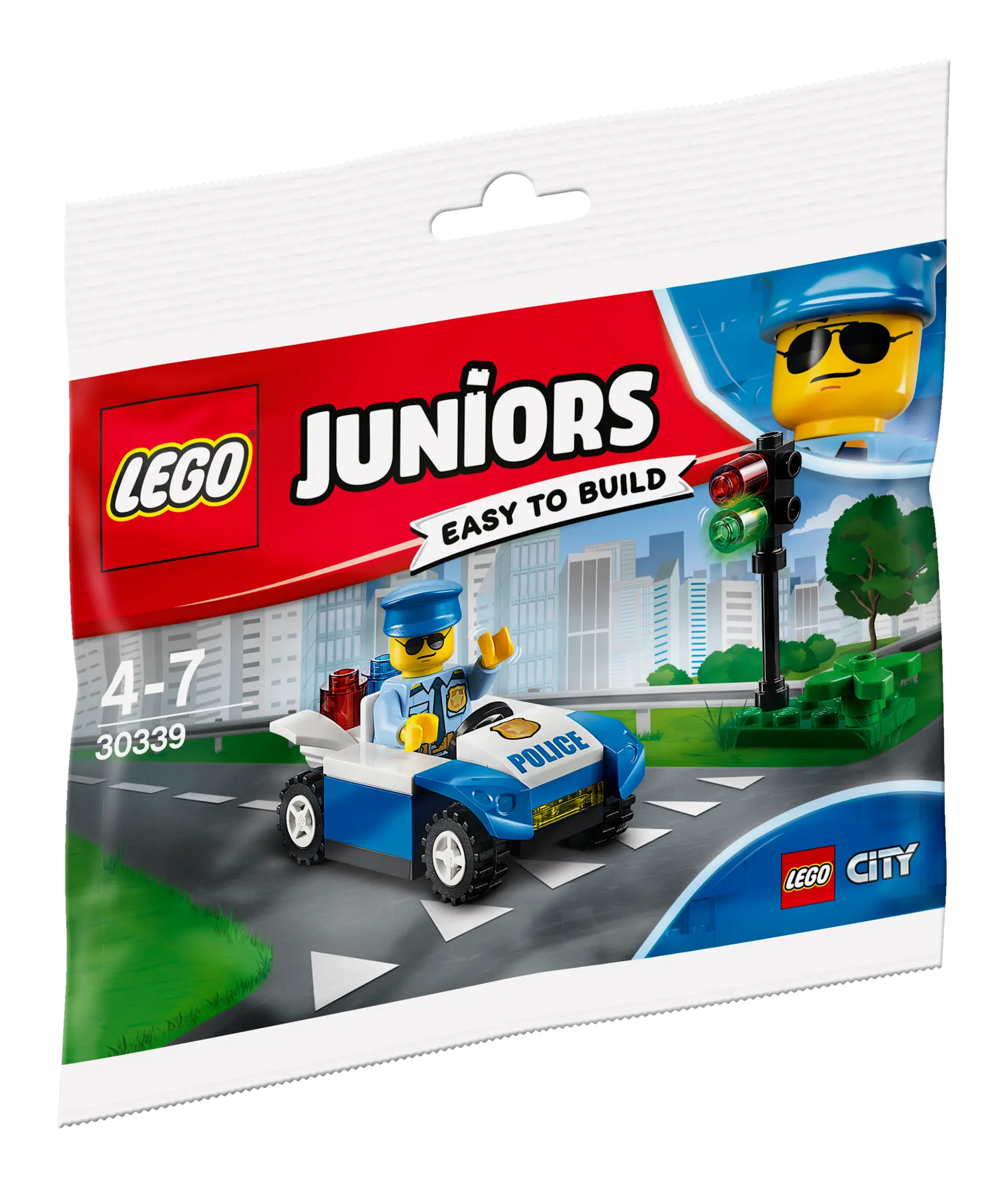LEGO Juniors Polizeiauto mit Ampel • Set 30339 • SetDB