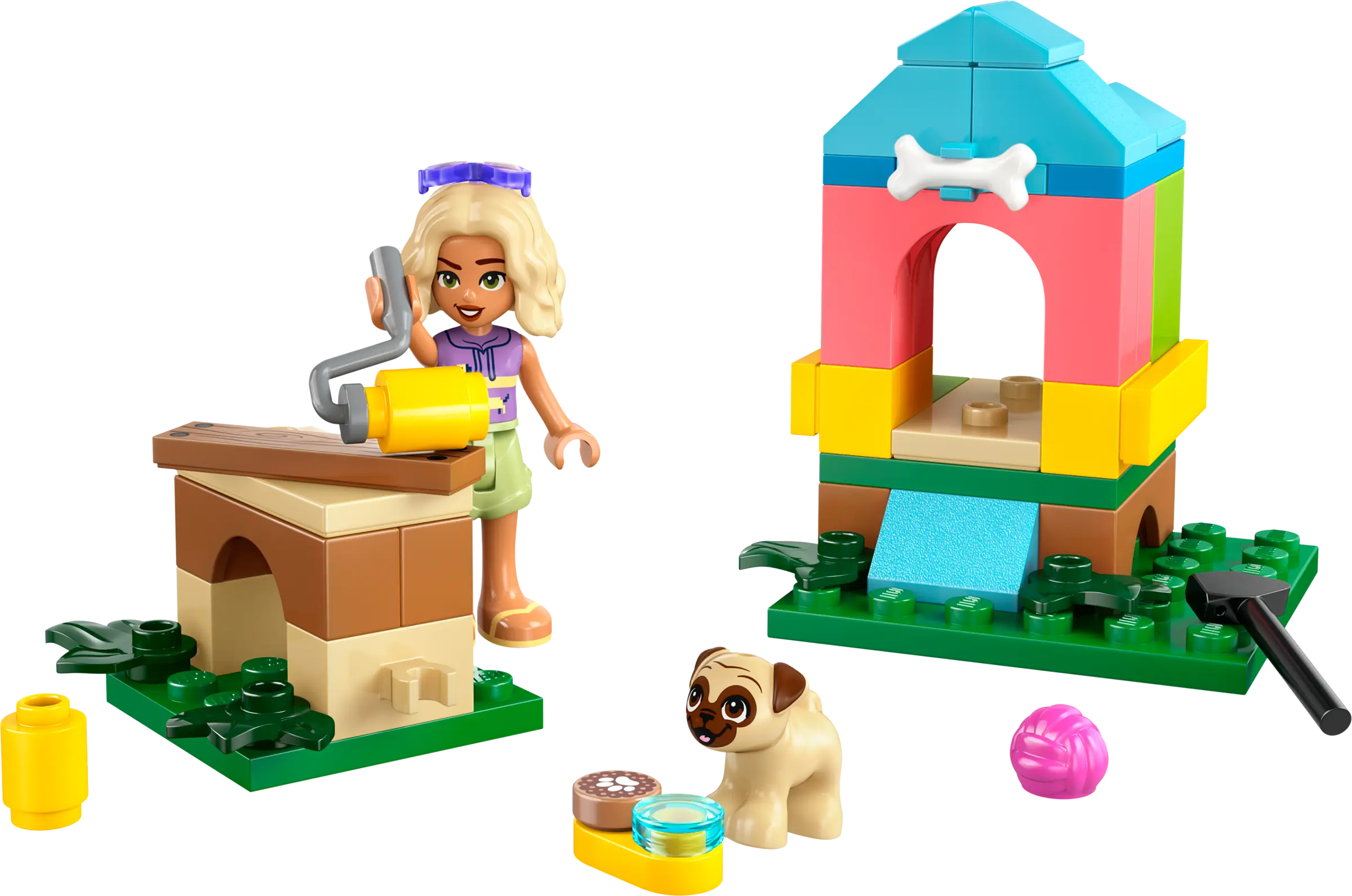 LEGO Friends Novas selbstgebaute Hundehütte • Set 30697