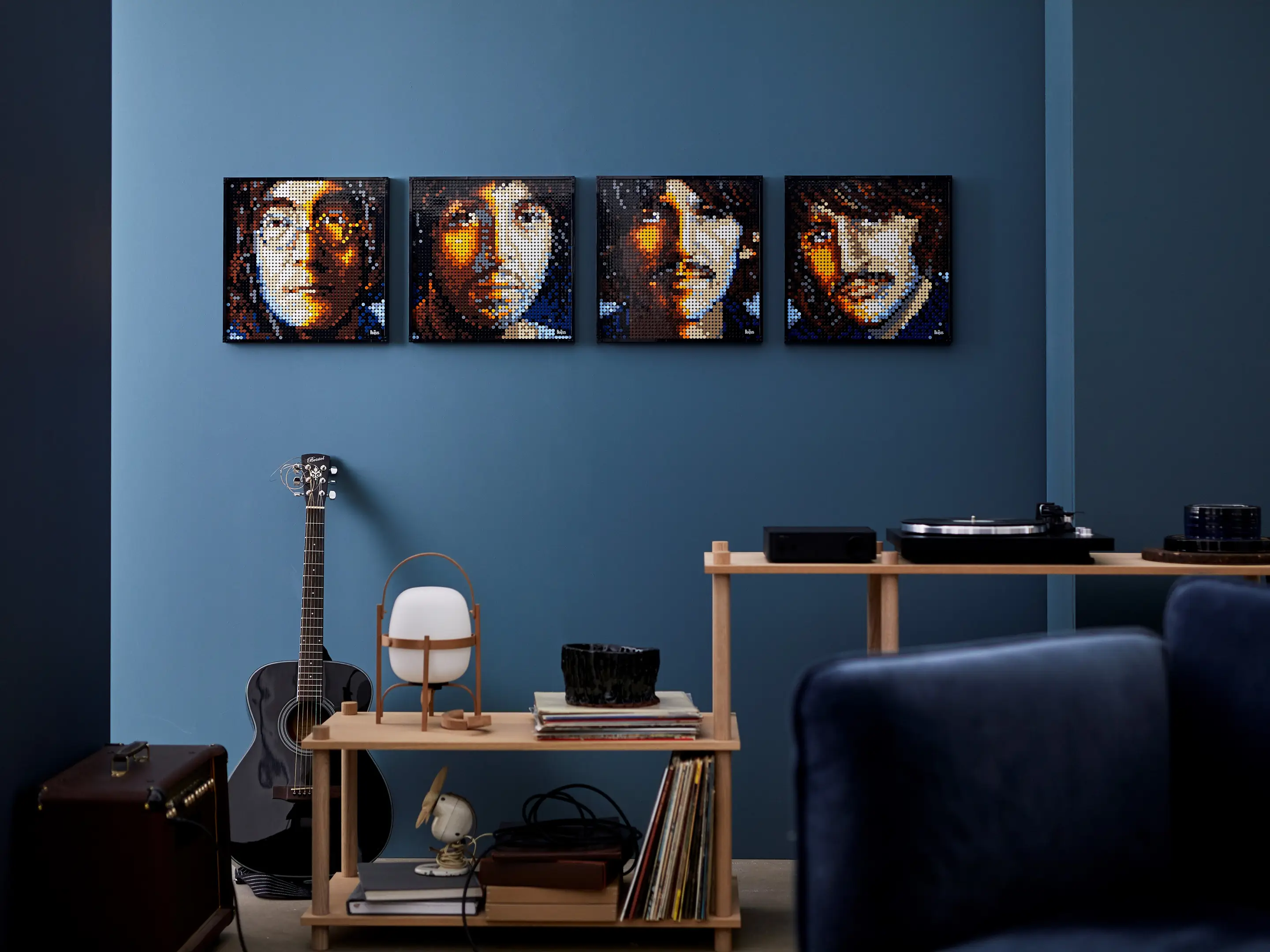 Beatles lego discount wall art