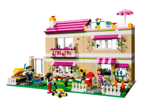 LEGO Friends Anna Red Long Skirt • Minifig frnd018 • SetDB