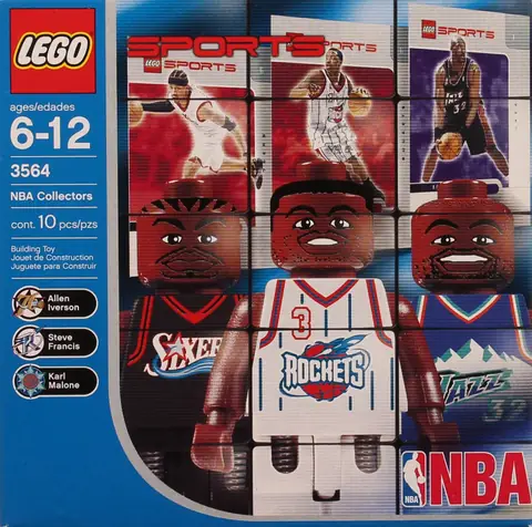 LEGO Sports NBA Allen Iverson Philadelphia 76ers #3 (Black Uniform)