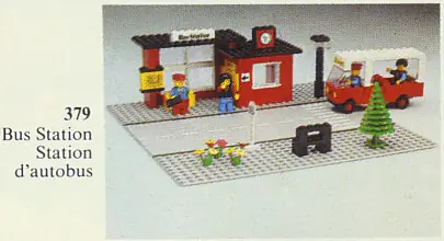 Lego town bus station sales