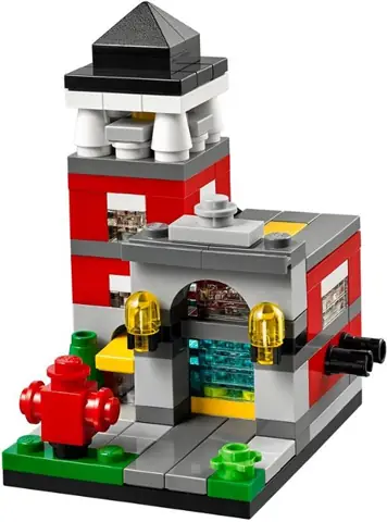 LEGO Bricktober Fire Station • Set 40182 • SetDB