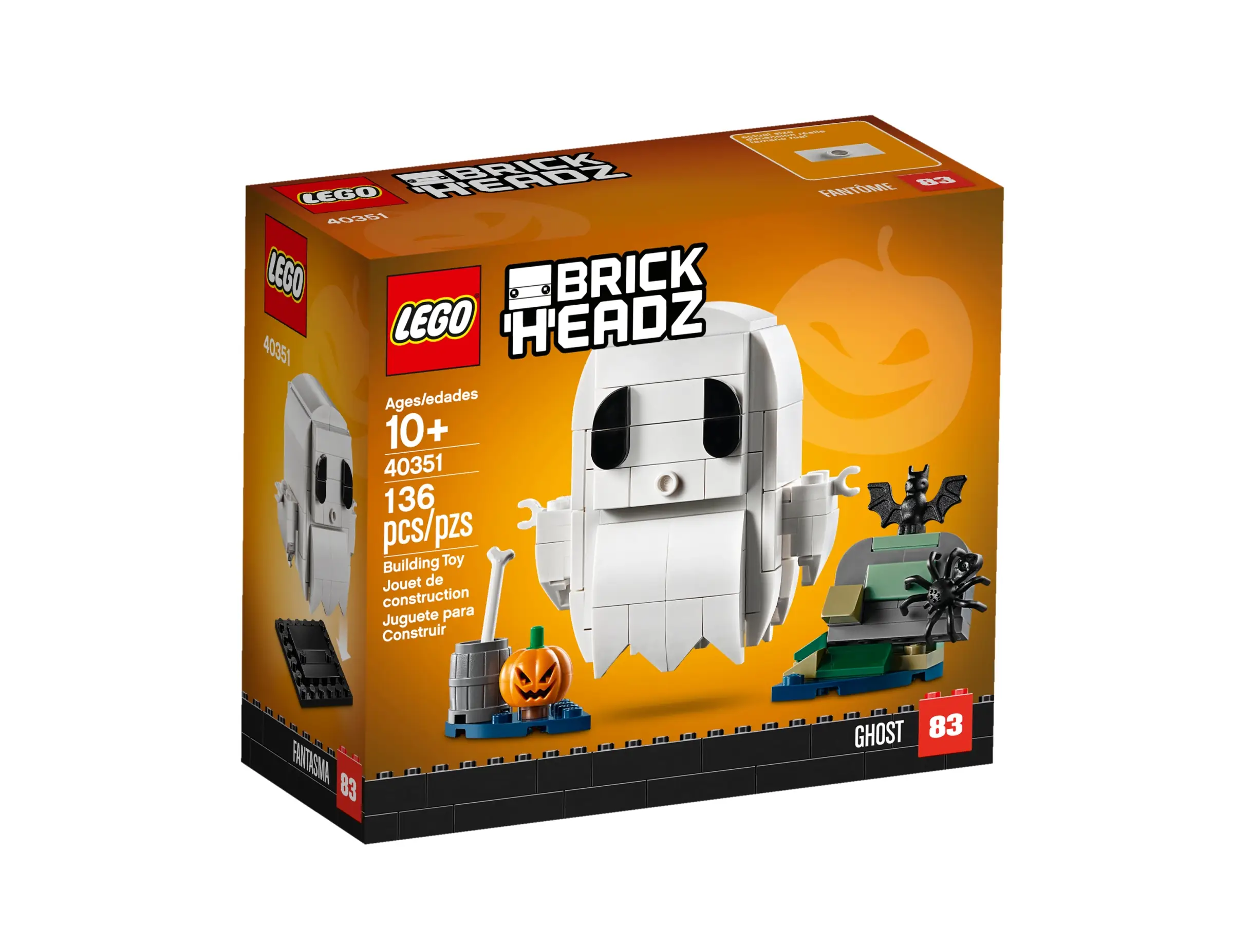 LEGO BrickHeadz Halloween Ghost Set 40351 SetDB