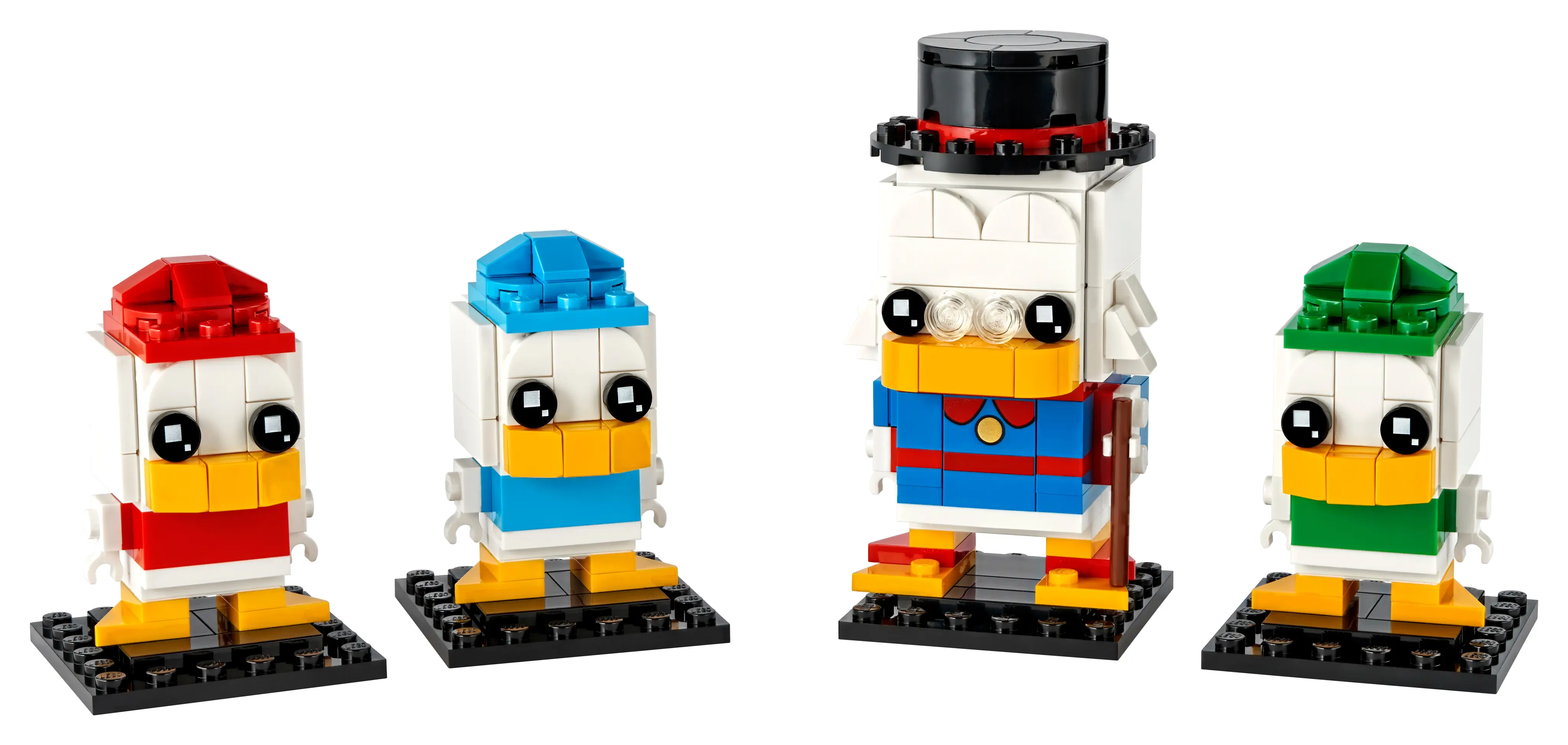 LEGO BrickHeadz Dagobert Duck, Tick, Trick Track