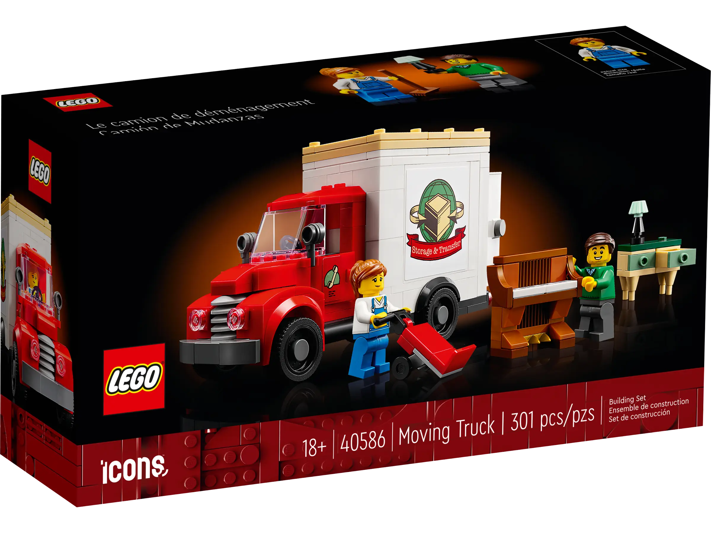 LEGO Moving Truck • Set 40586 • SetDB • Merlins Bricks