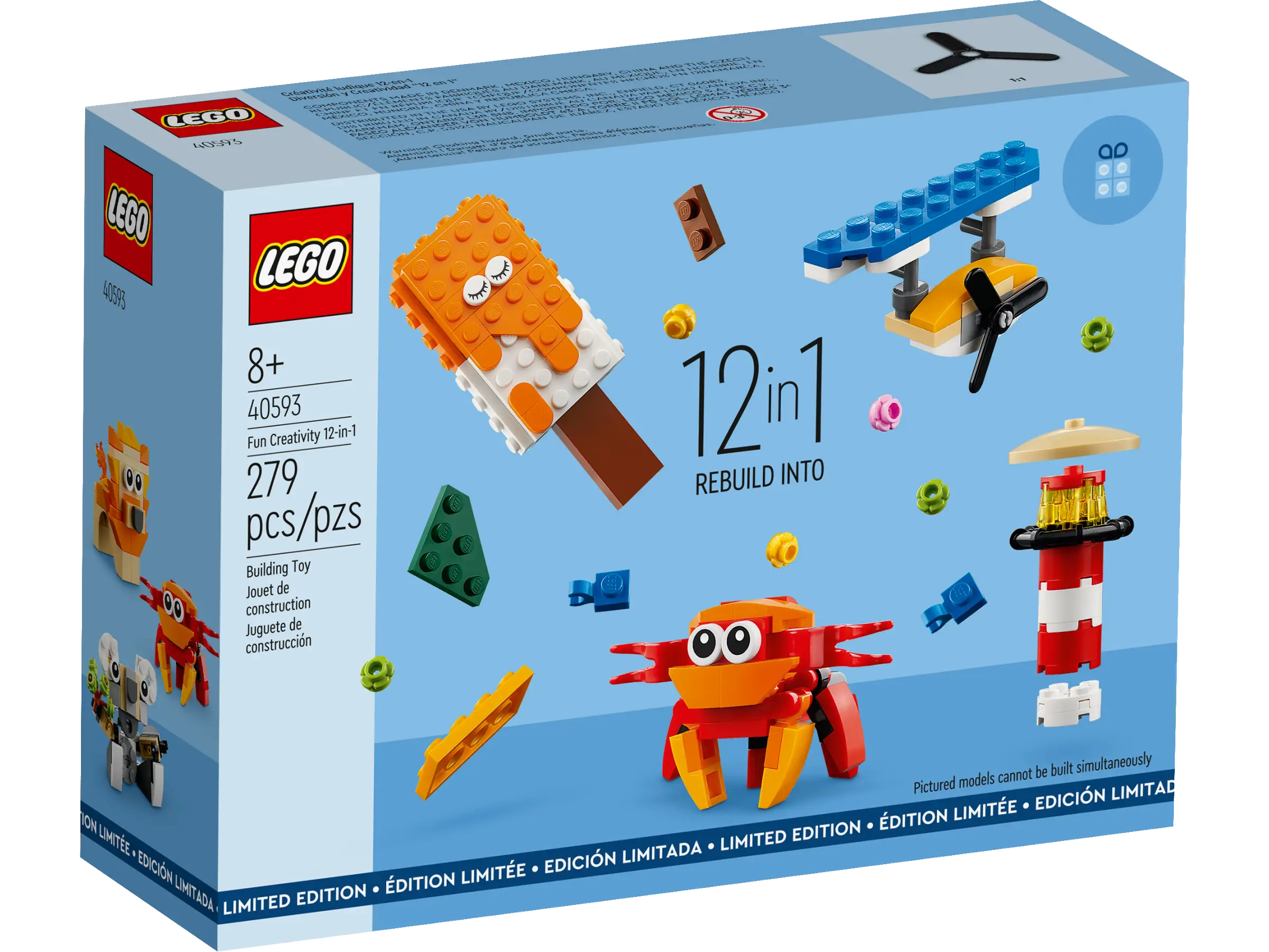 LEGO 12-in-1-Kreativbox • Set 40593 • SetDB • Merlins Steine