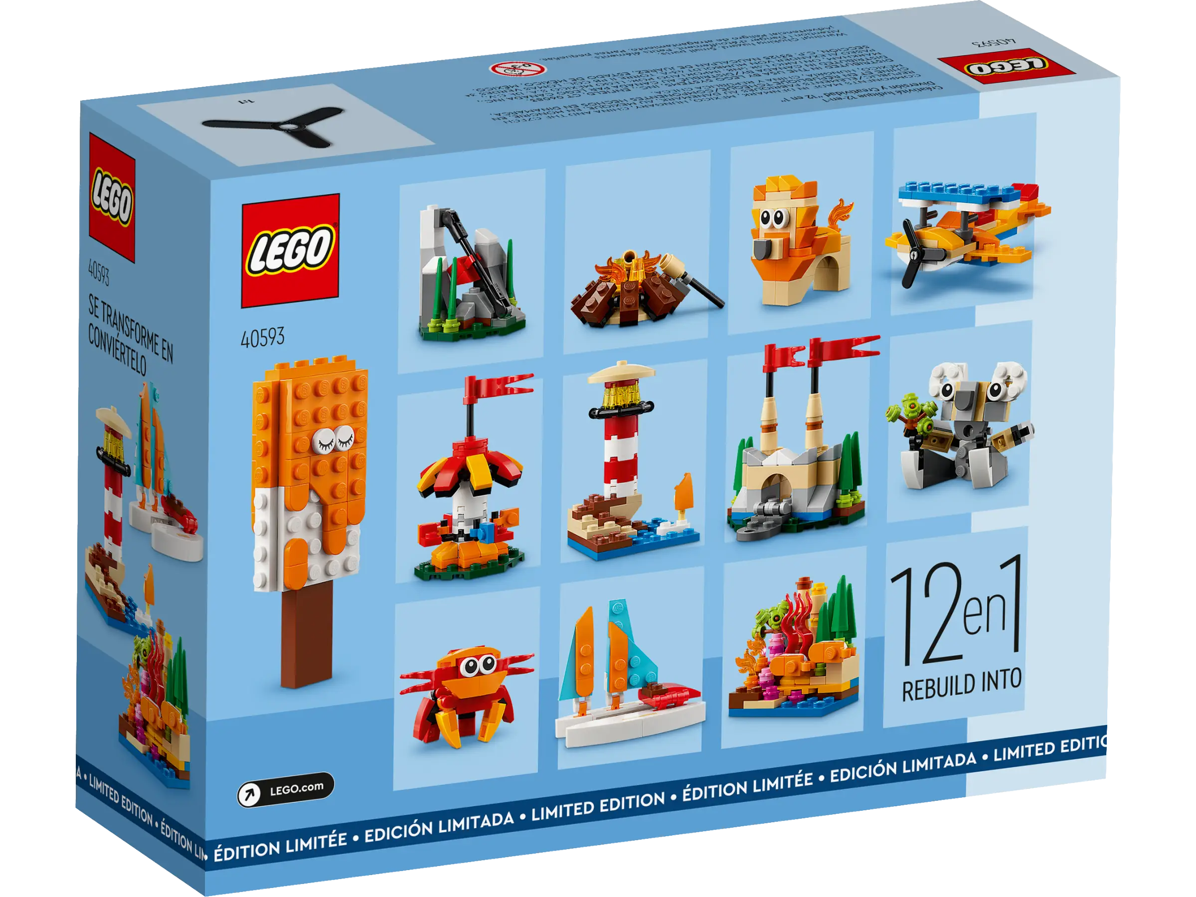 LEGO 12-in-1-Kreativbox • Set 40593 • SetDB • Merlins Steine