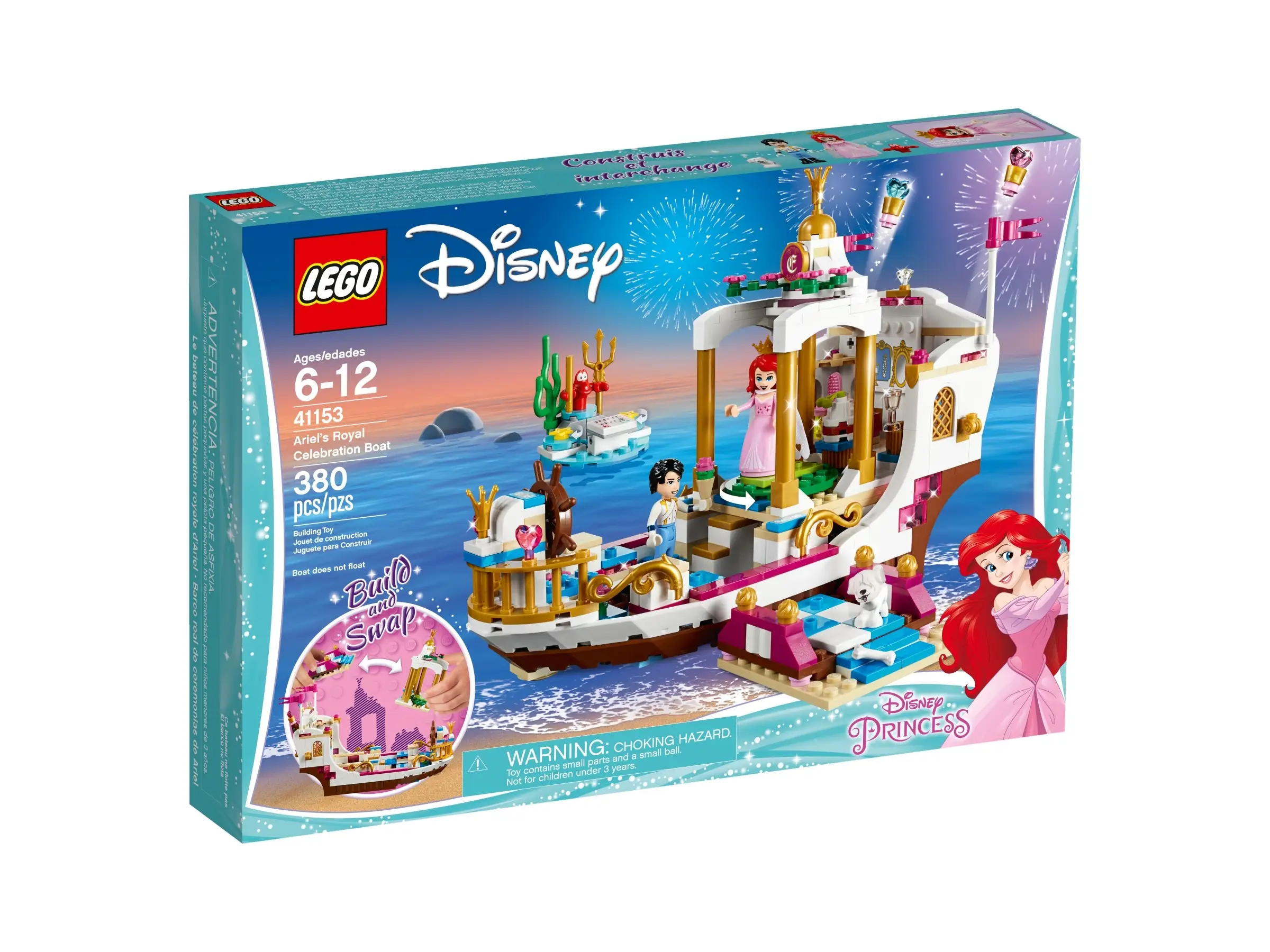 Lego Disney Princess 43191 Barco De Ceremonias De Ariel Multicolor