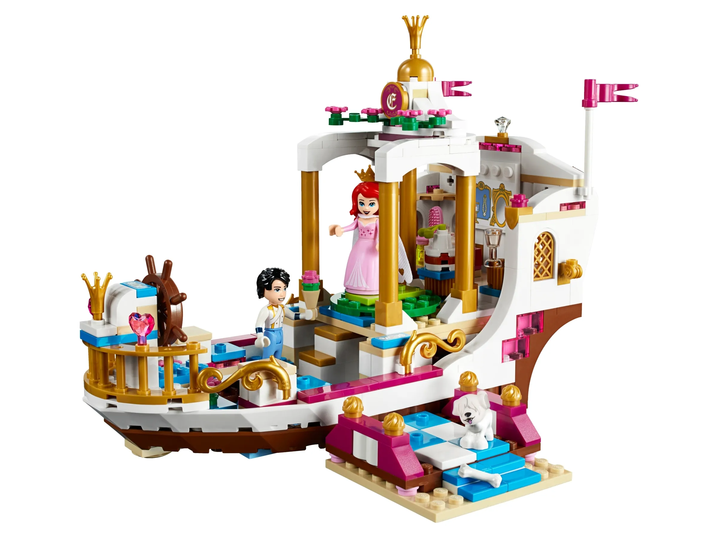 Lego Ariel 41153 Bright Pink Dress Disney Princess Minifigure
