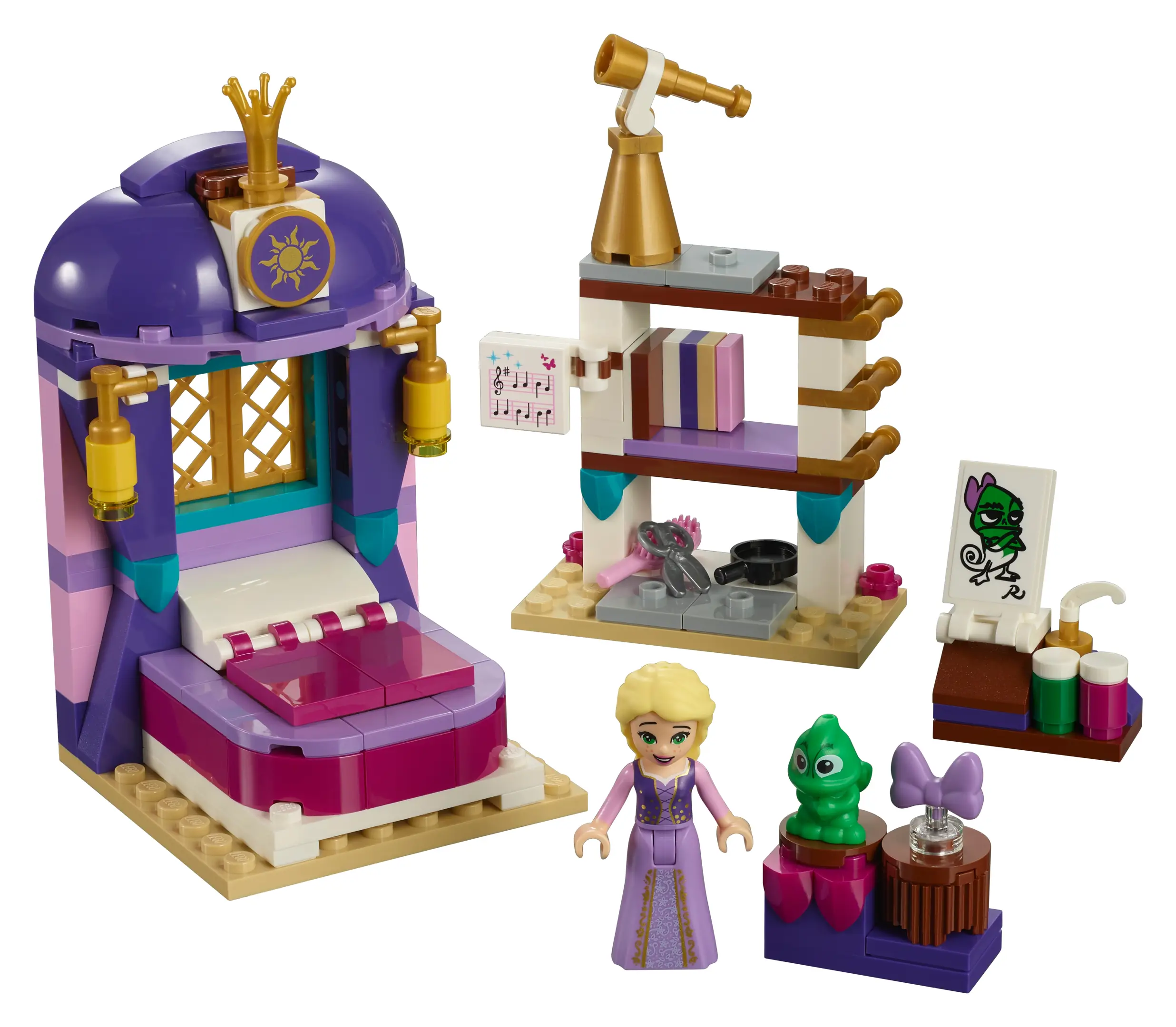 LEGO Disney Rapunzel s Castle Bedroom Set 41156