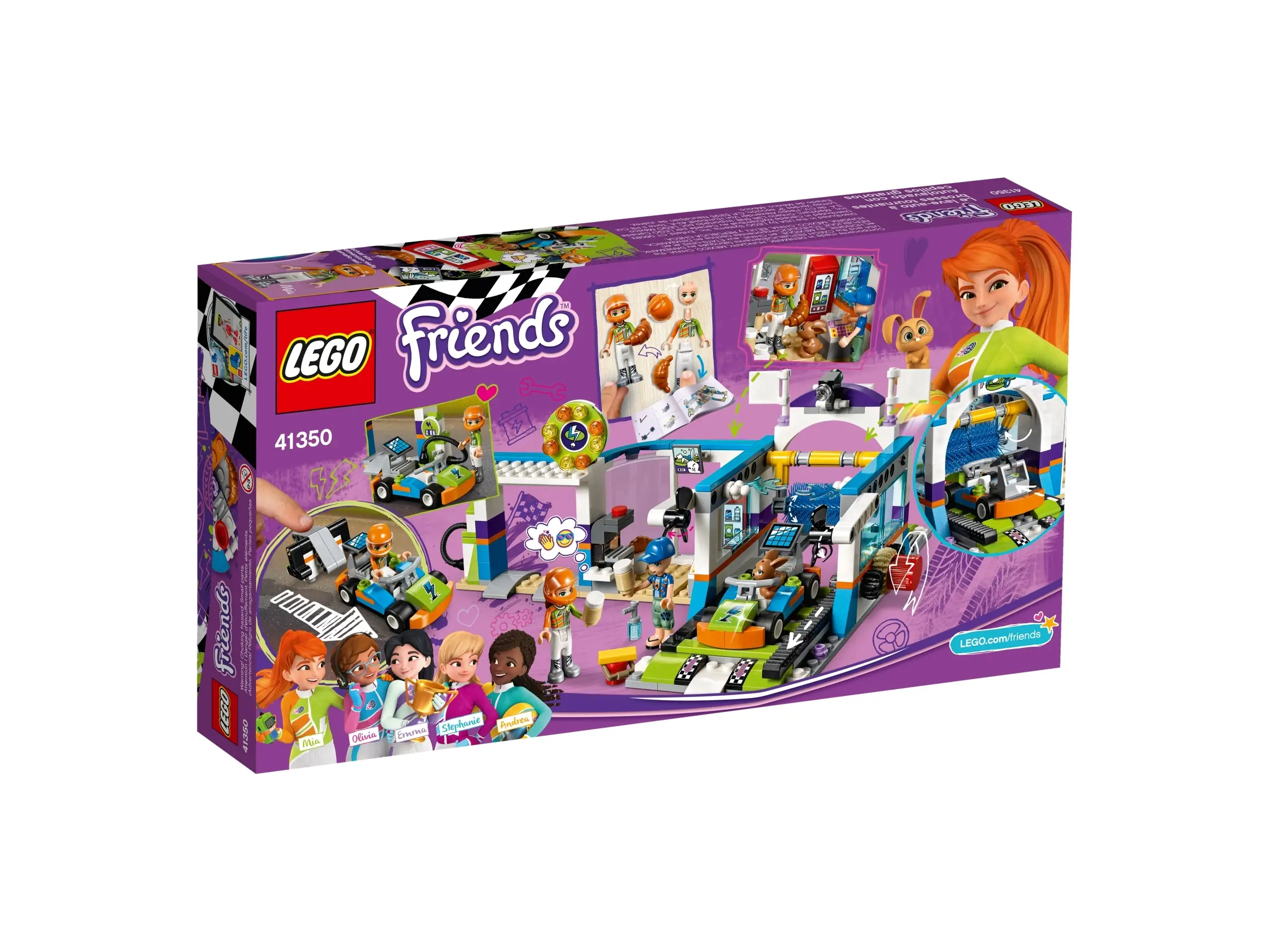 LEGO Friends Spinning Brushes Car Wash • Set 41350 • SetDB