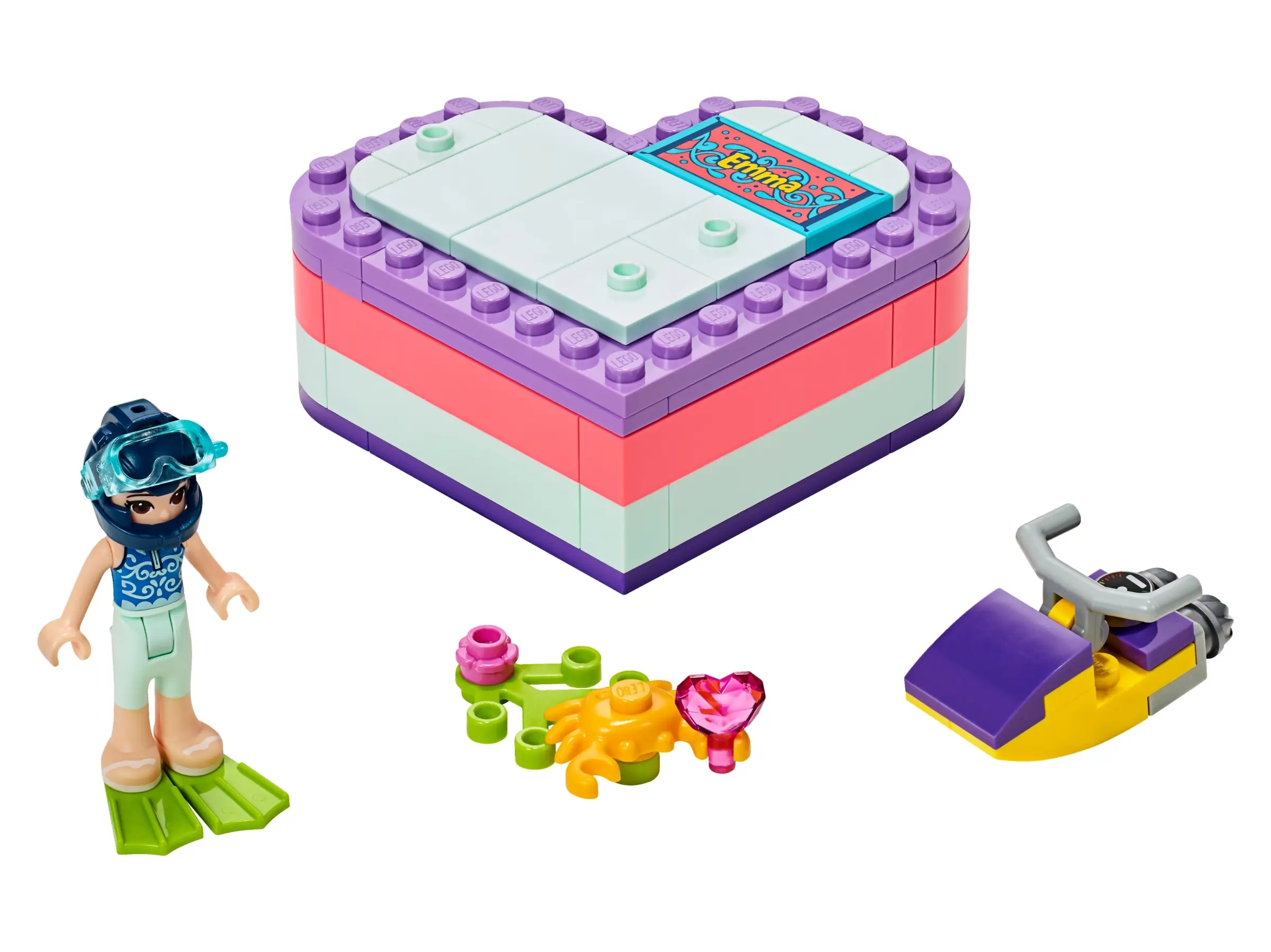 Lego friends stephanie's summer heart box 2025