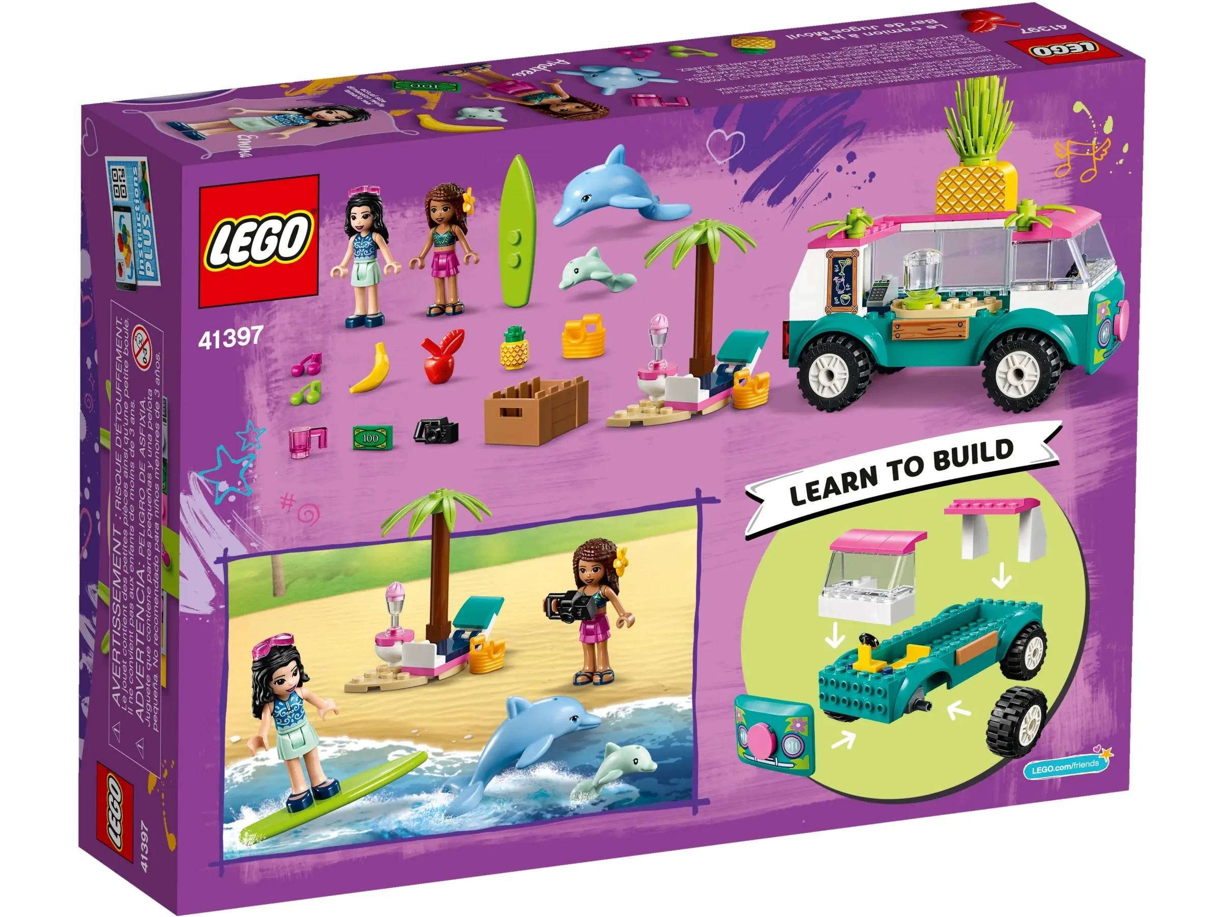 Lego friends best sale juice truck instructions