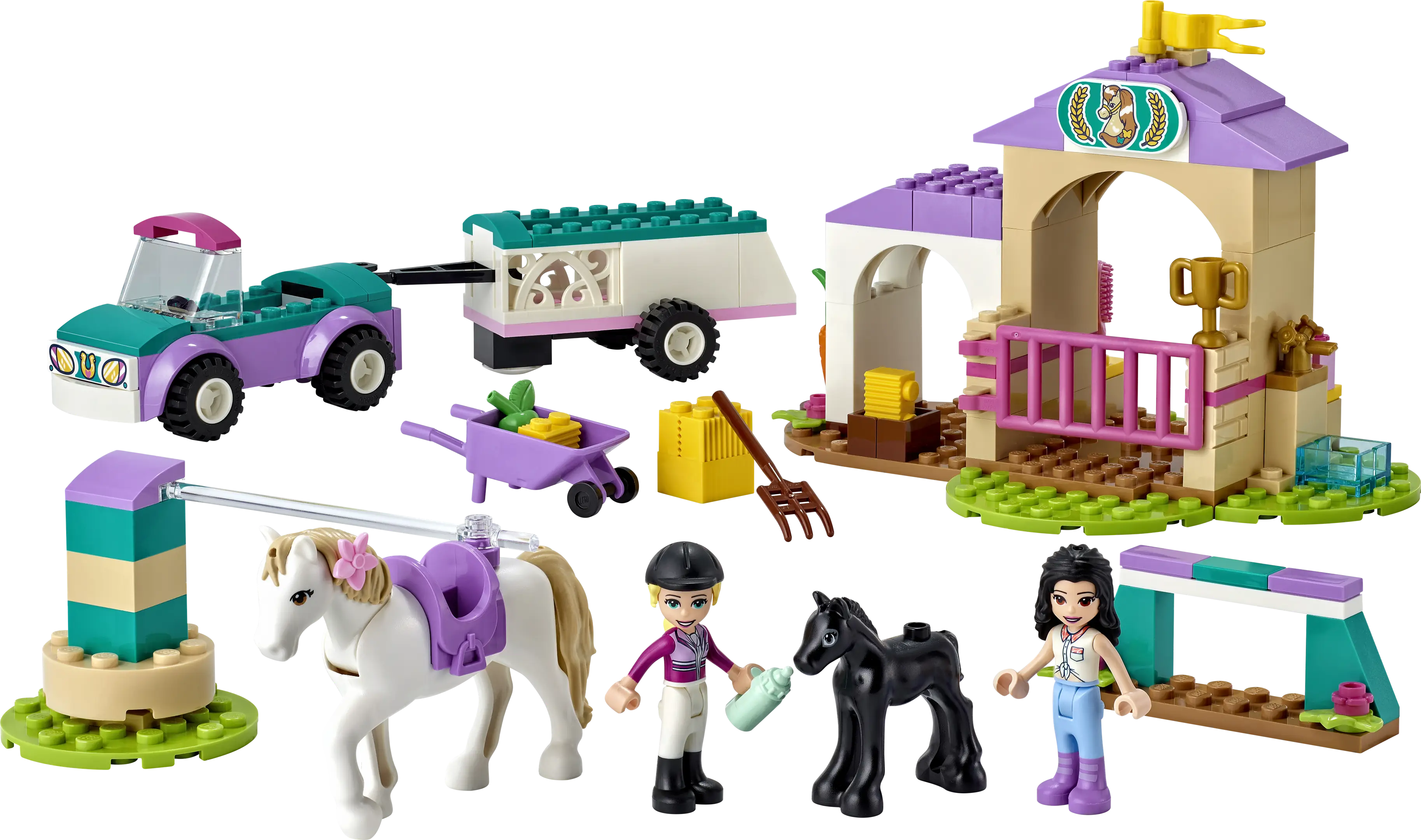 LEGO Friends Horse Training and Trailer Set 41441 SetDB