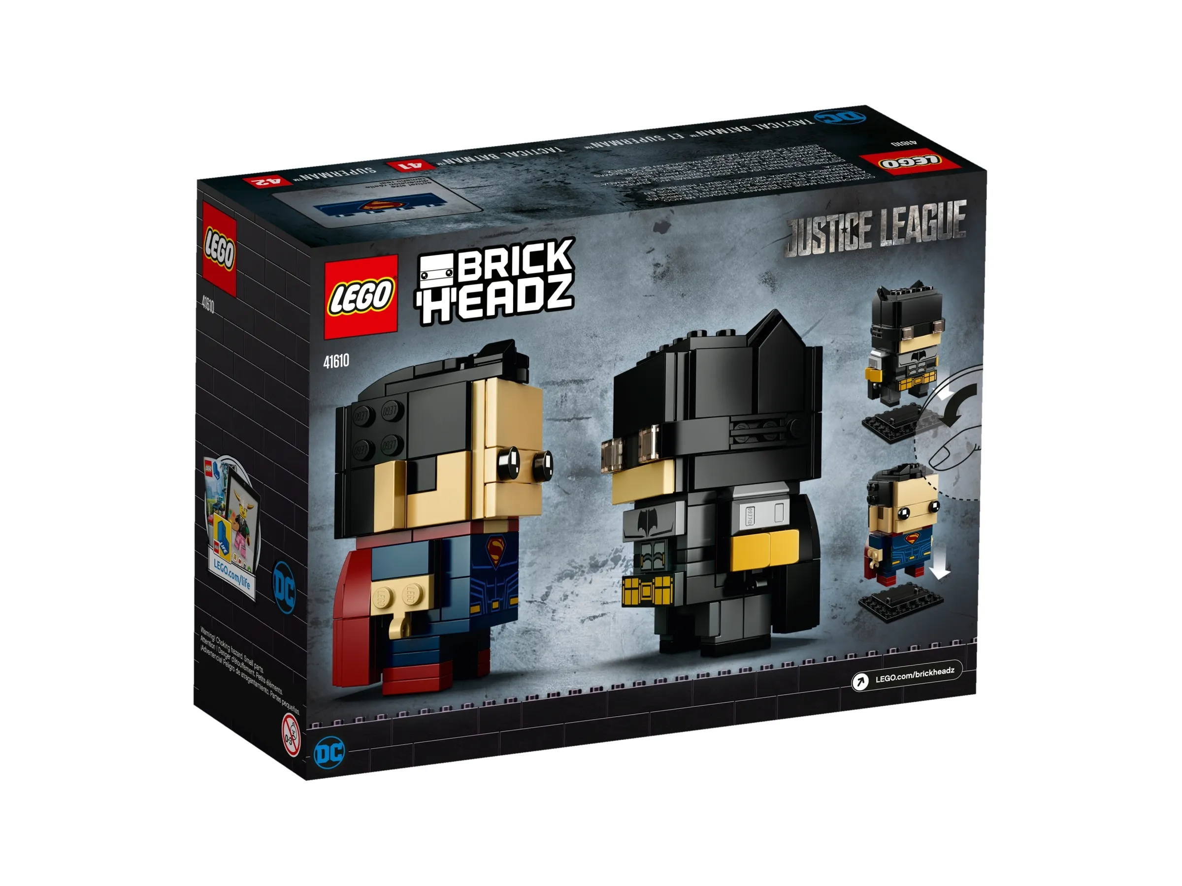 LEGO BrickHeadz Tactical Batman Superman Set 41610