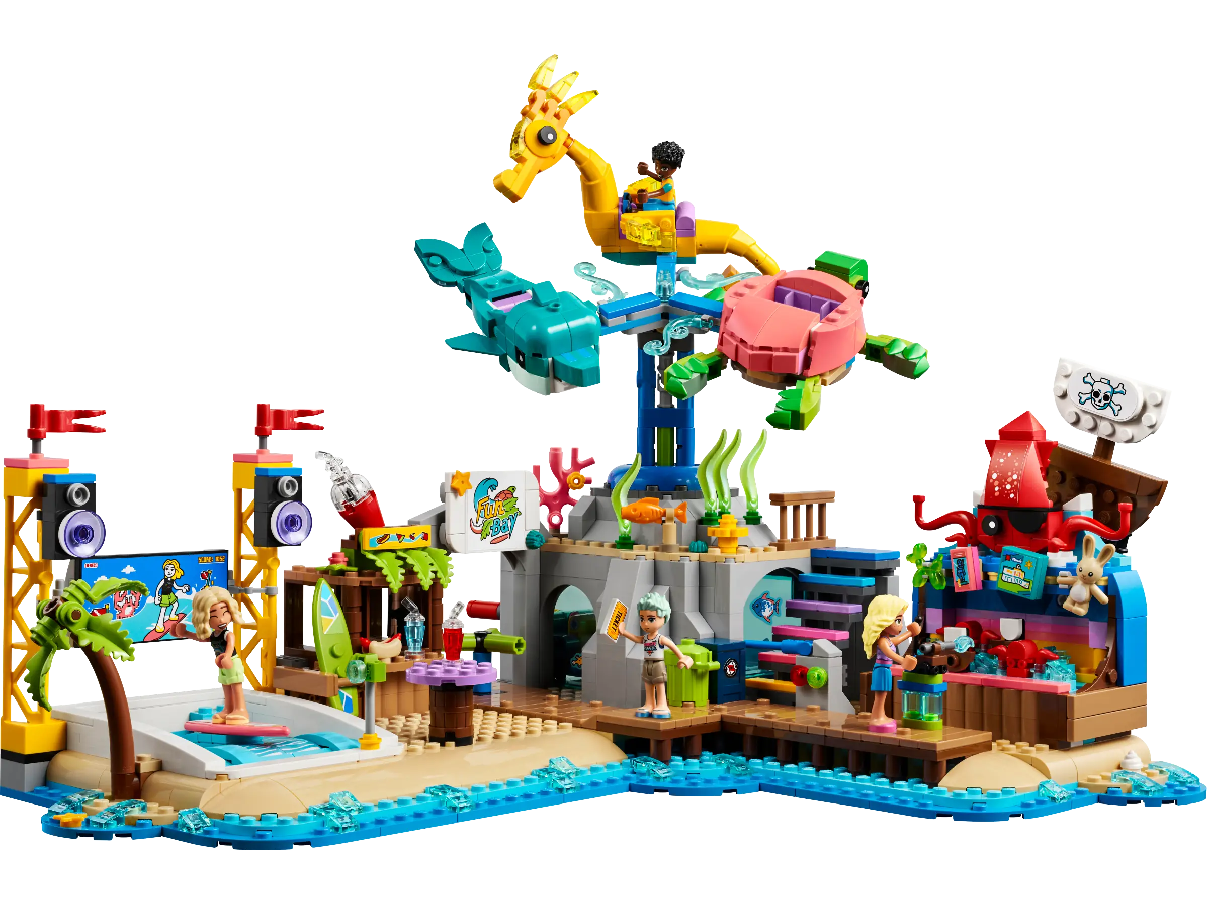 LEGO Friends Beach Amusement Park Set 41737 SetDB