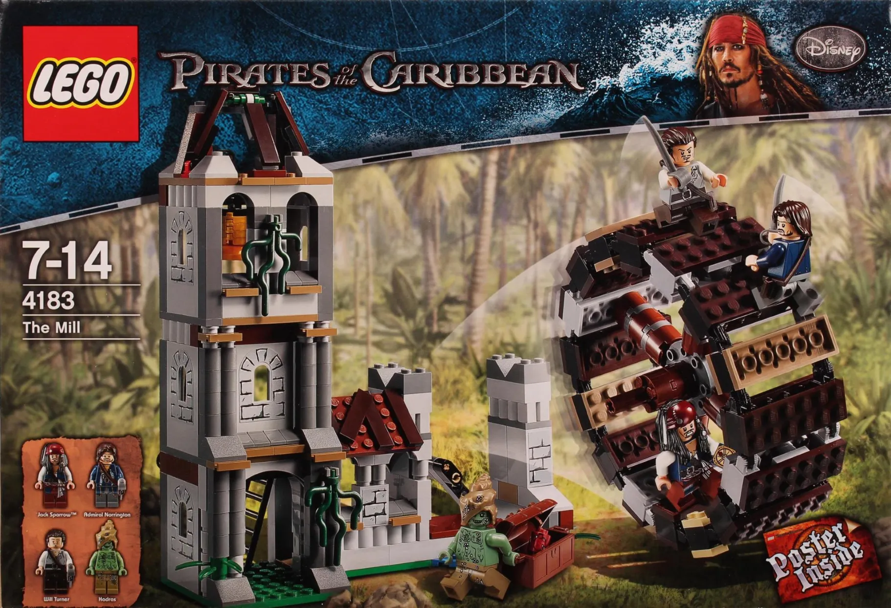 Lego Set 4183 LEGO 4183 PIRATES OF THE CARIBBEAN THE MILL COMPLETE