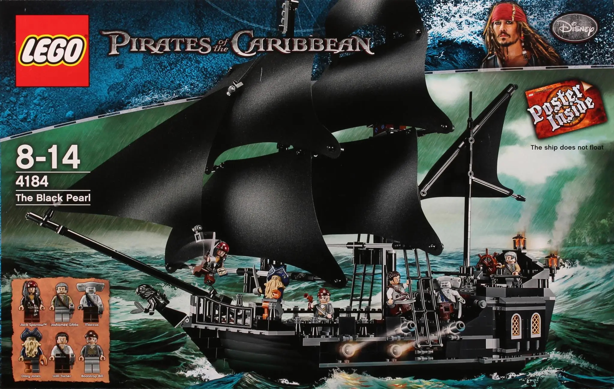 Lego pirates of the top caribbean 4184