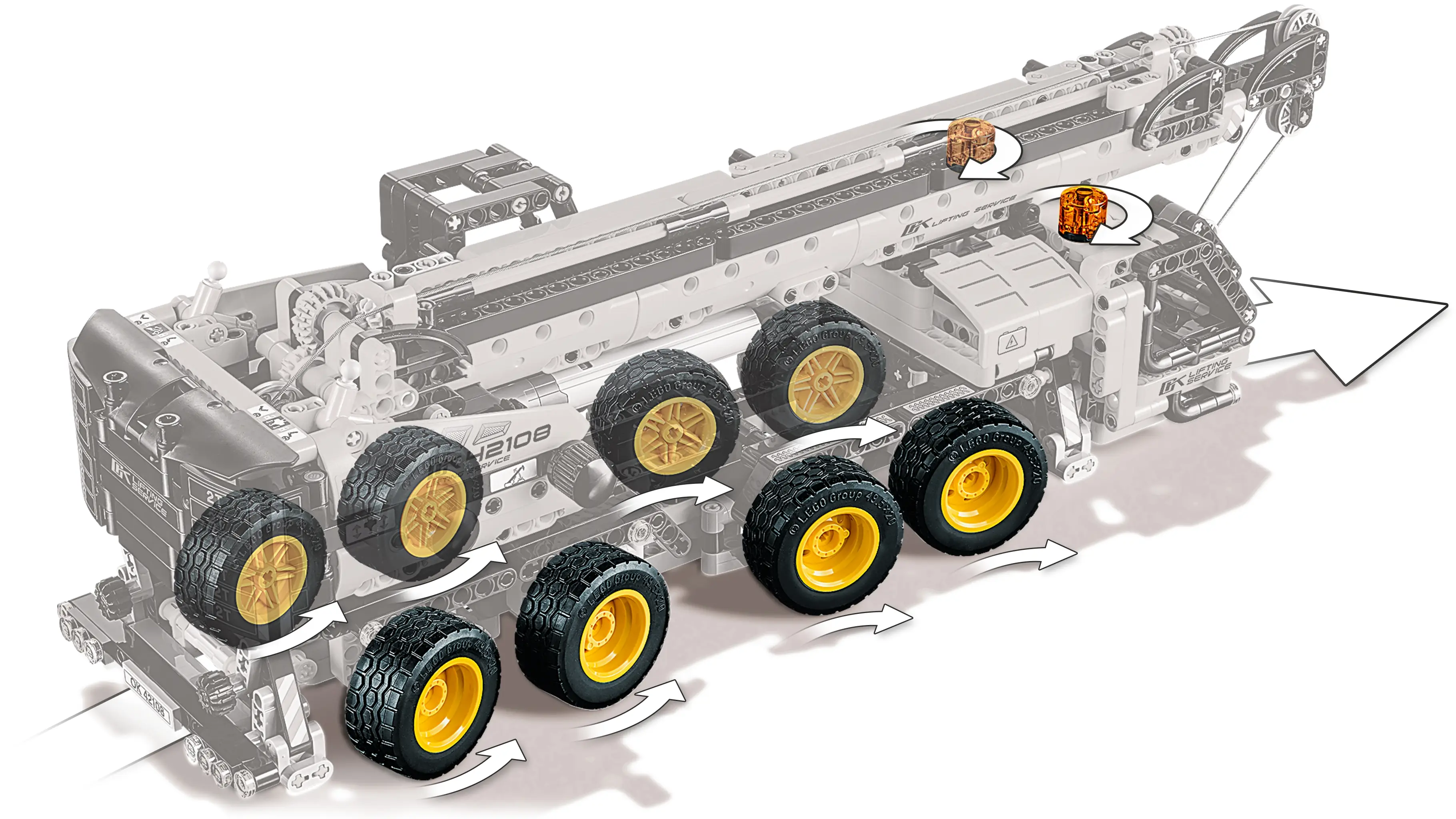 Lego technic 2025 42108 motorized