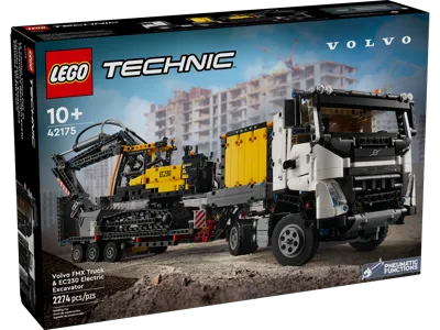 Technic Volvo FMX Truck & EC230 Electric Excavator