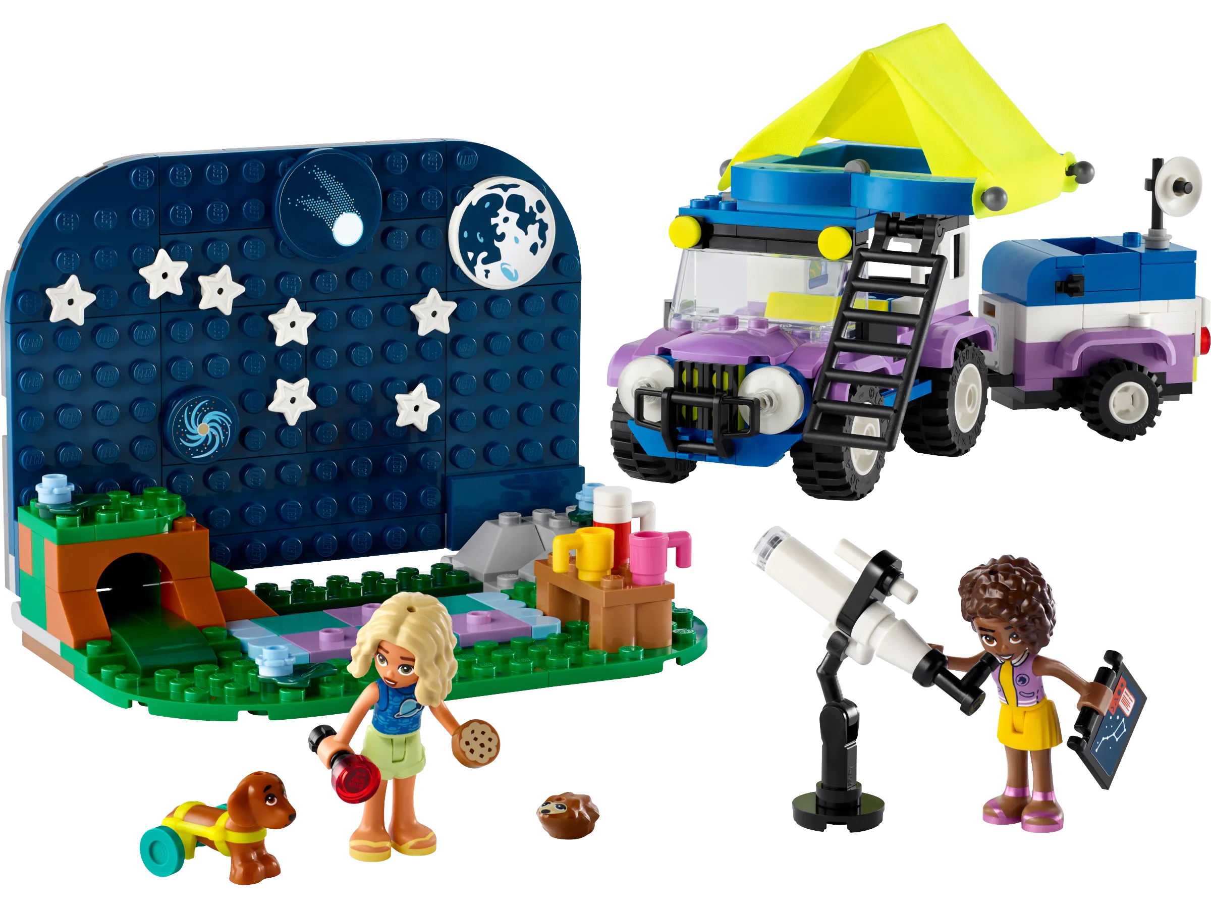 Friends Stargazing Camping Vehicle Gallery