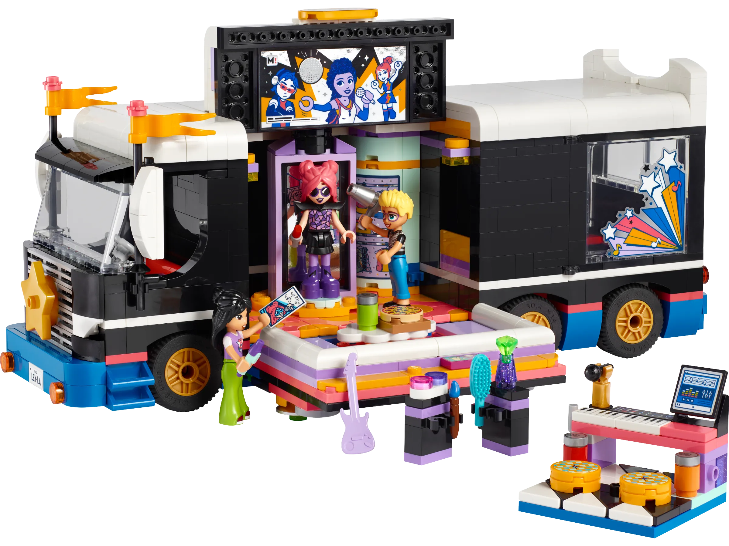 LEGO Friends Pop Star Music Tour Bus • Set 42619 • SetDB