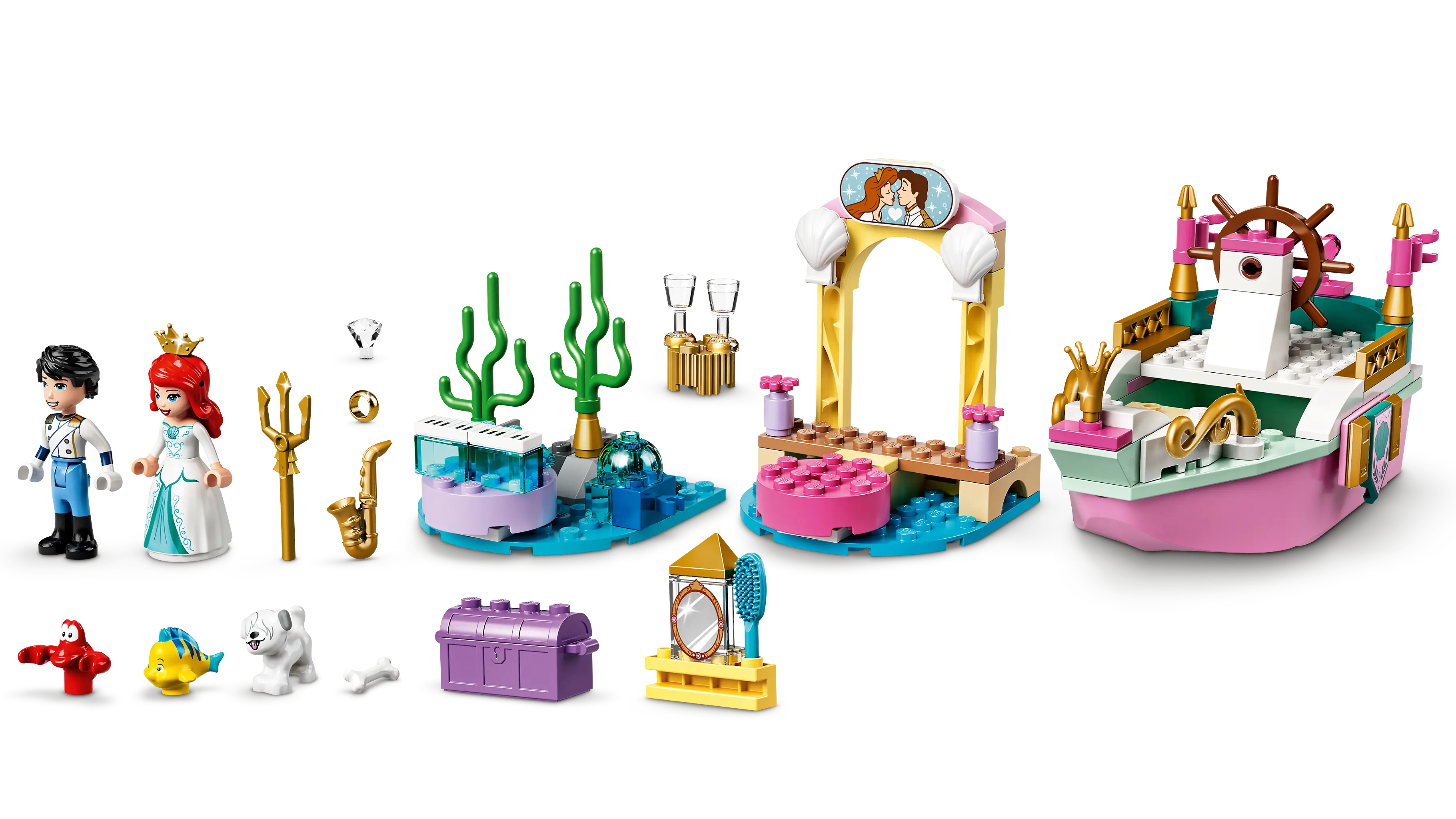 Ariel boat discount lego