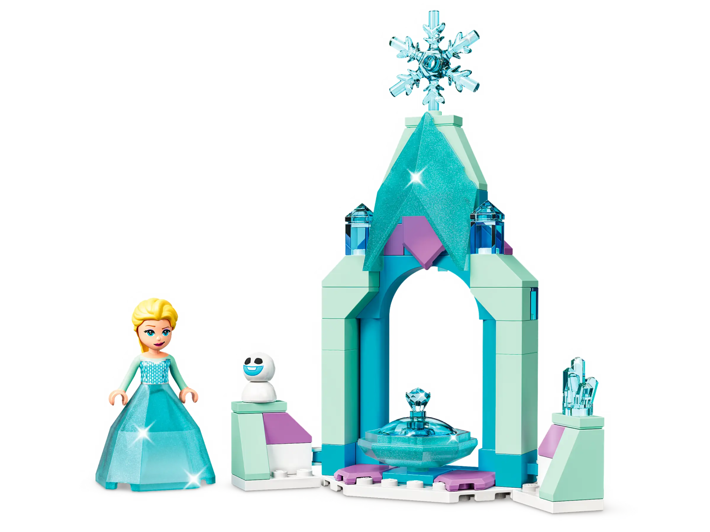 LEGO Disney Elsa s Castle Courtyard Set 43199 SetDB