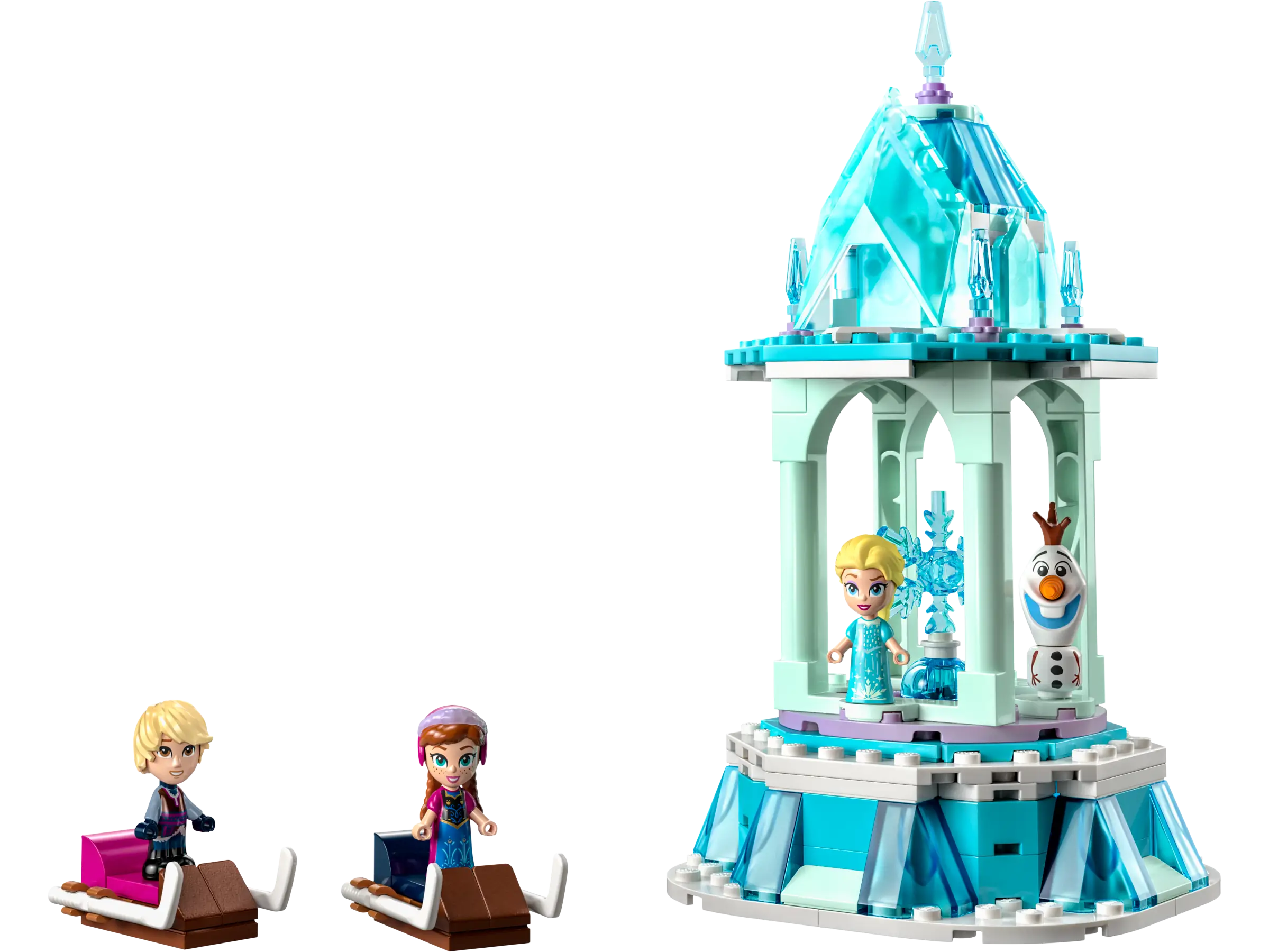 LEGO Disney Anna and Elsa s Magical Carousel Set 43218