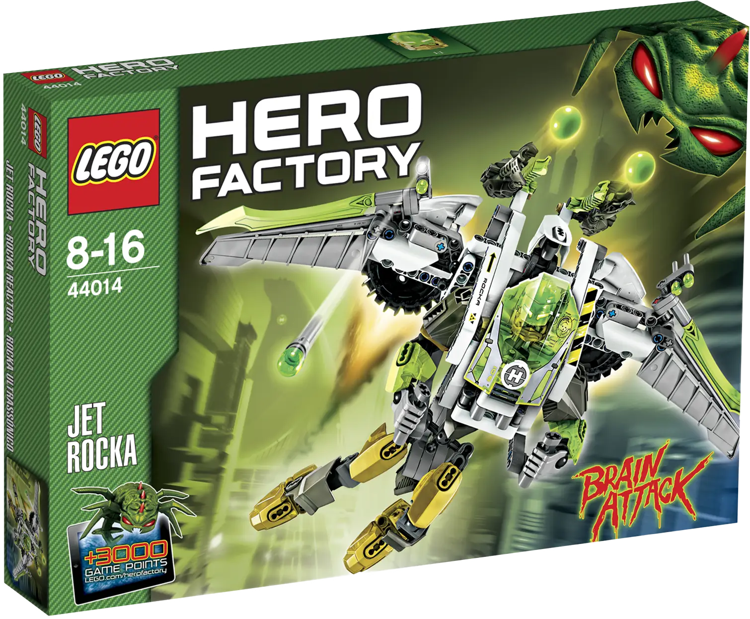 Lego Factory Set LEGO HERO Factory JET ROCKA • Set 44014 • SetDB