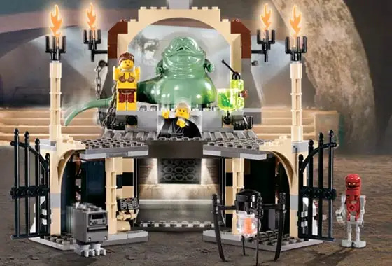 Jabba the hutt door lego star clearance wars