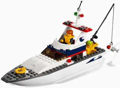 Lego police boat online set