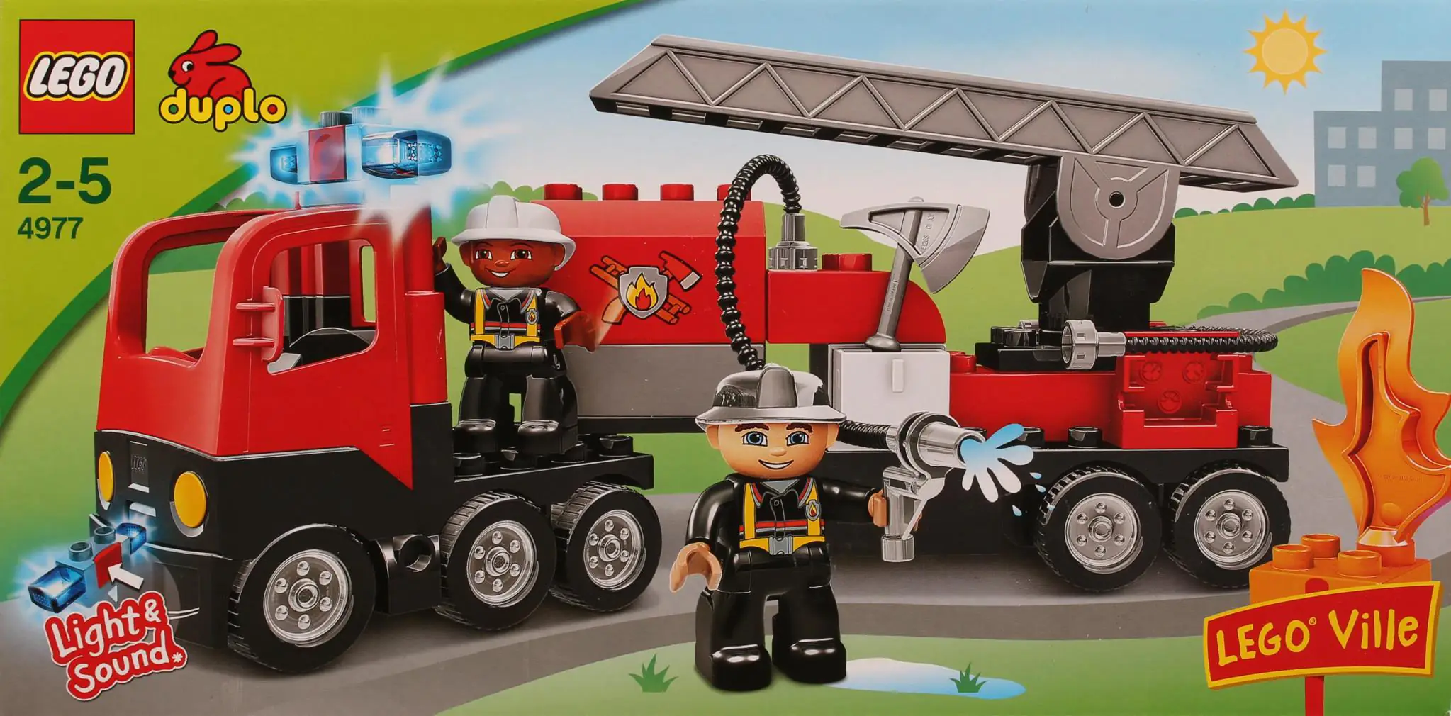 LEGO DUPLO Fire Truck • BABY BLOCKS • Set 4977 • SetDB