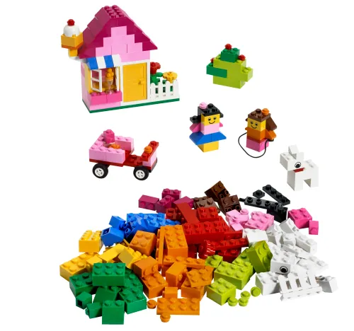LEGO Classic Pink Brick Box Set 5585 SetDB