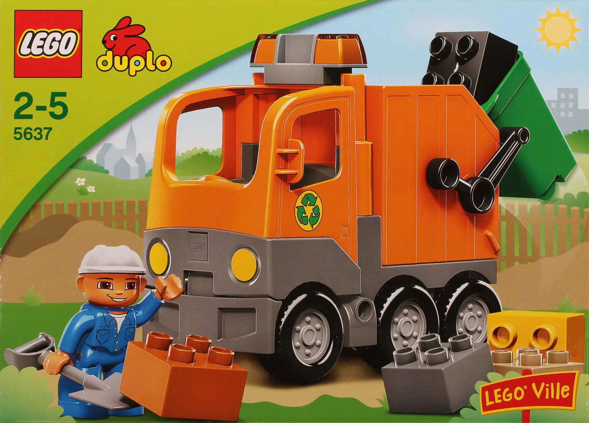 LEGO DUPLO Garbage Truck • BABY BLOCKS • Set 5637 • SetDB