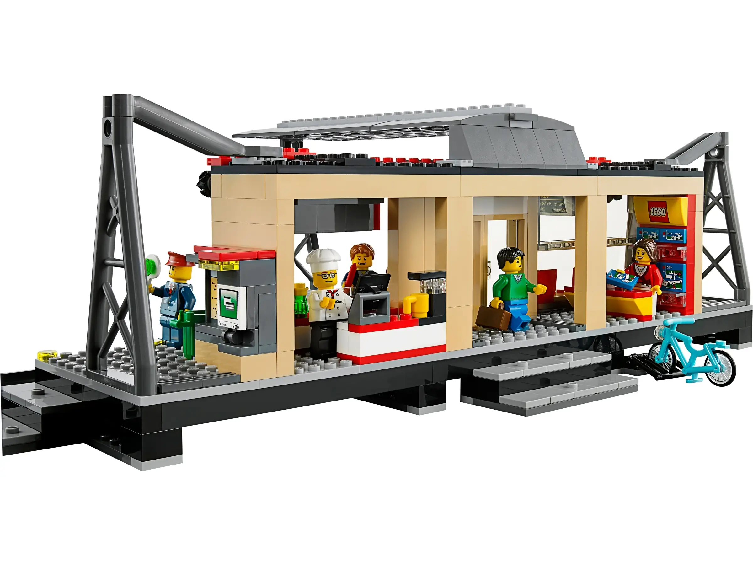 LEGO Trains Bahnhof • Set 60050 • SetDB • Merlins Steine