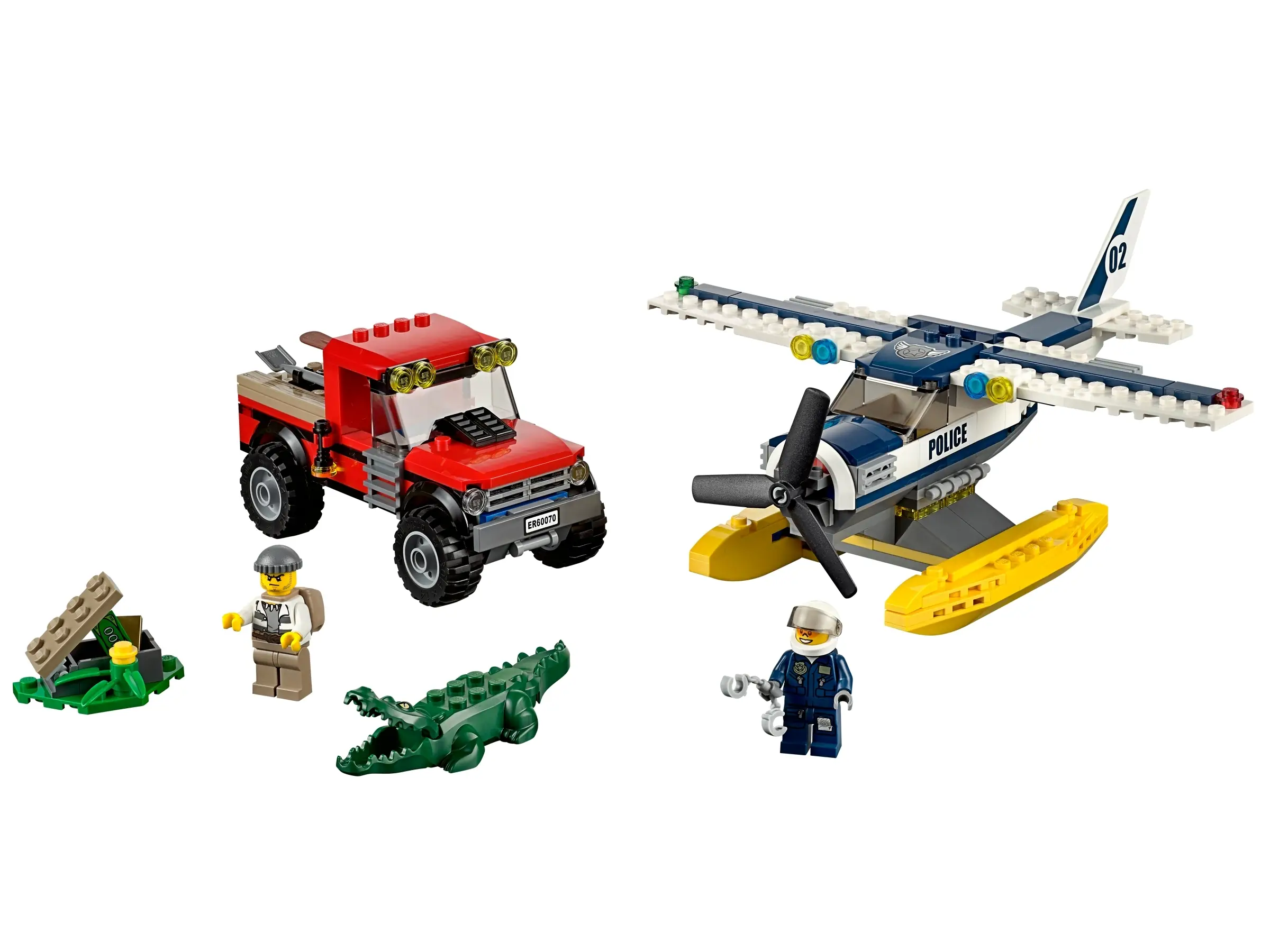 LEGO City Water Plane Chase Set 60070 SetDB